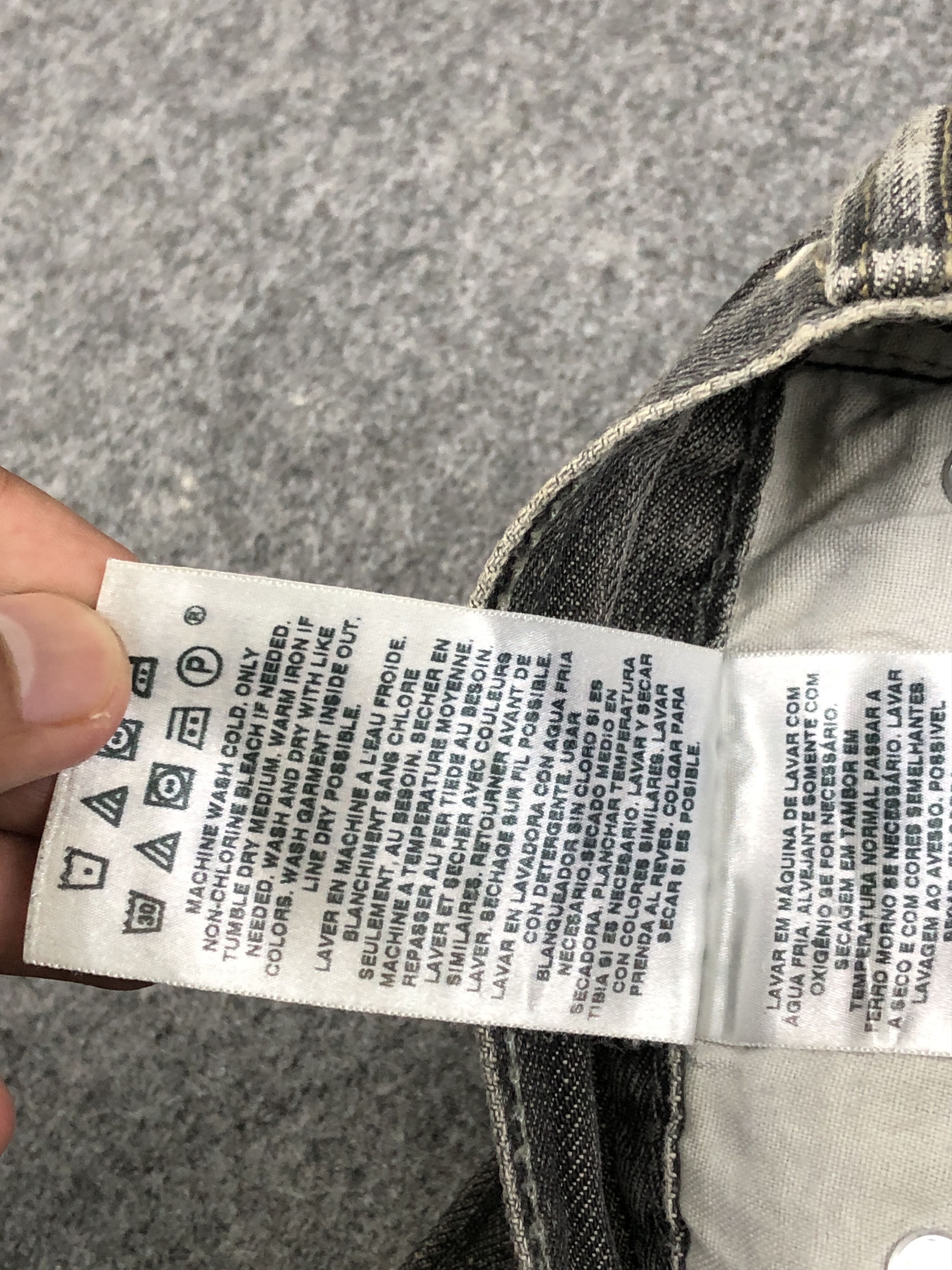 Levi's Vintage Levis 513 Slim FitnFaded Black Jeans DP2517 Size US 30 / EU 46 - 7 Thumbnail