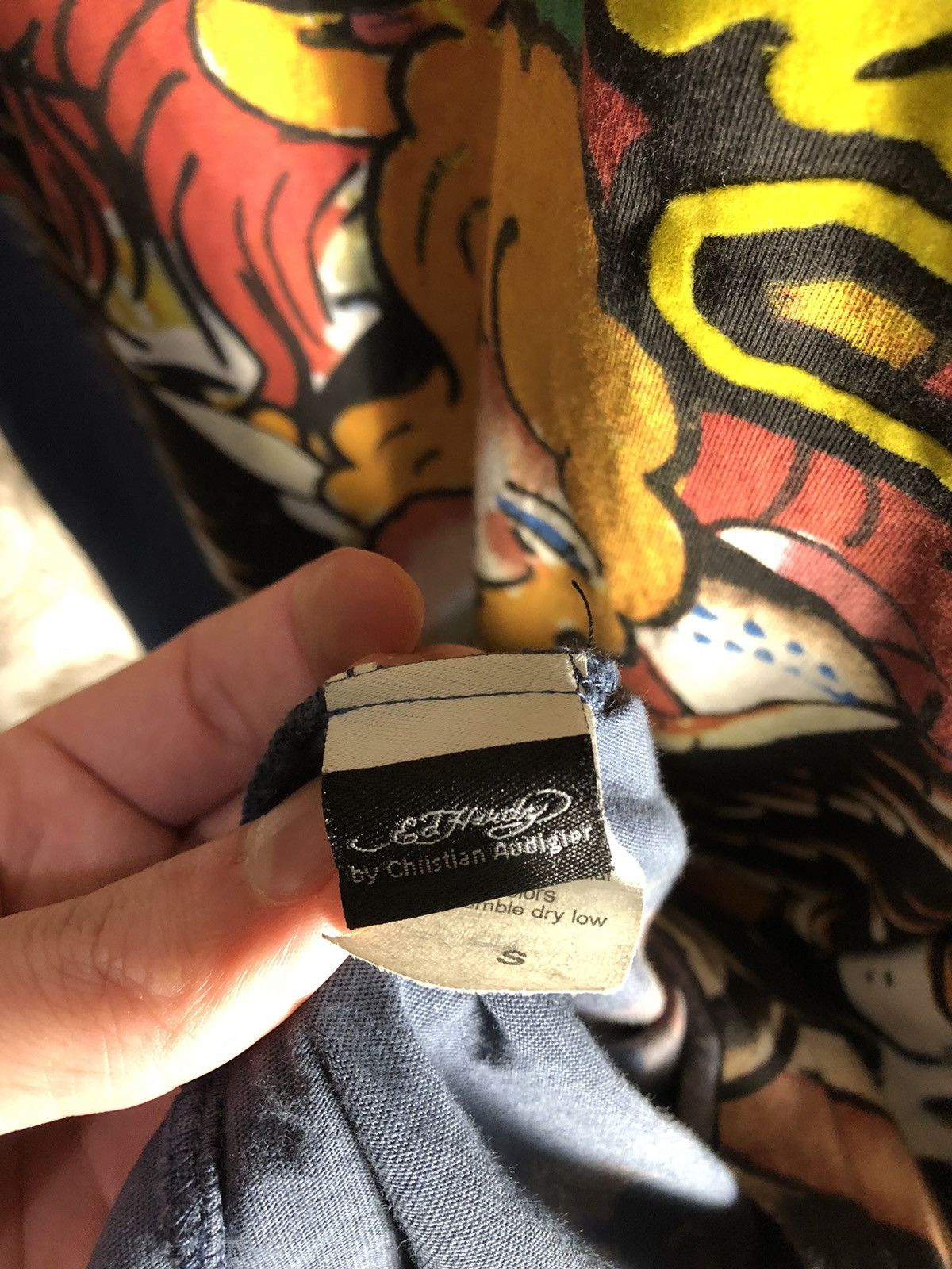Ed Hardy × Vintage VERY RARE ED HARDY DOUBLE PRINTED SEXY GIRLS T-SHIRT Y2K 90s Size US S / EU 44-46 / 1 - 7 Thumbnail