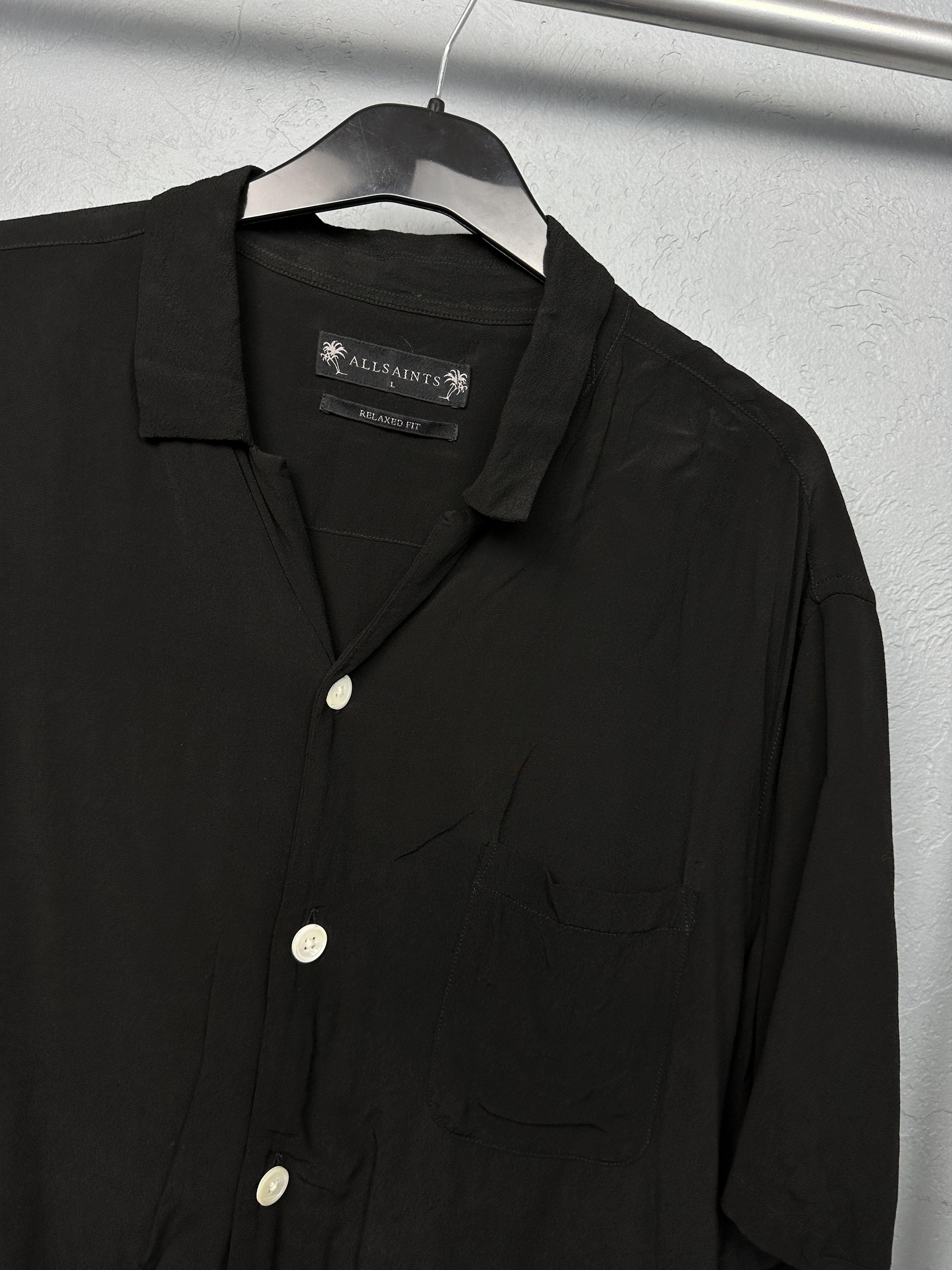 Allsaints Allsaints Mens Kiowa Hawaiian Shirt Size US L / EU 52-54 / 3 - 2 Thumbnail