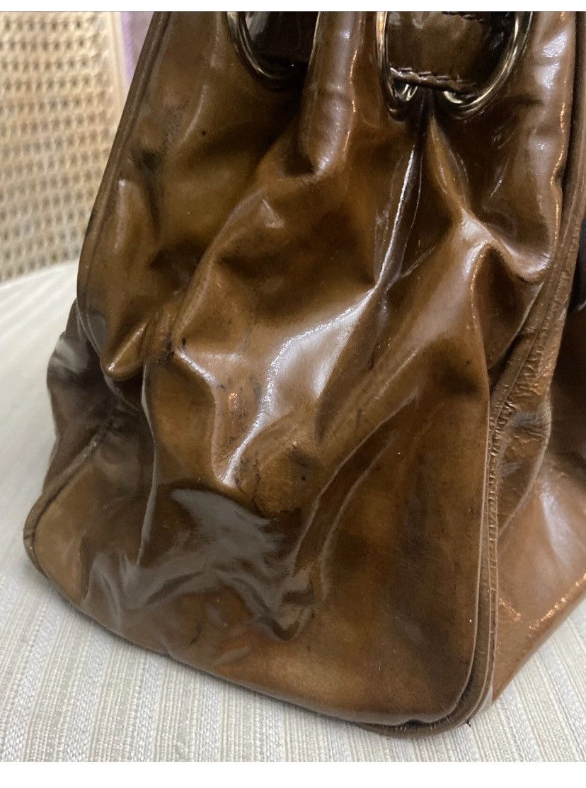 Jimmy Choo Jimmy Choo Ramona Patent Leather Bag Hobo Bag Size ONE SIZE - 11 Thumbnail