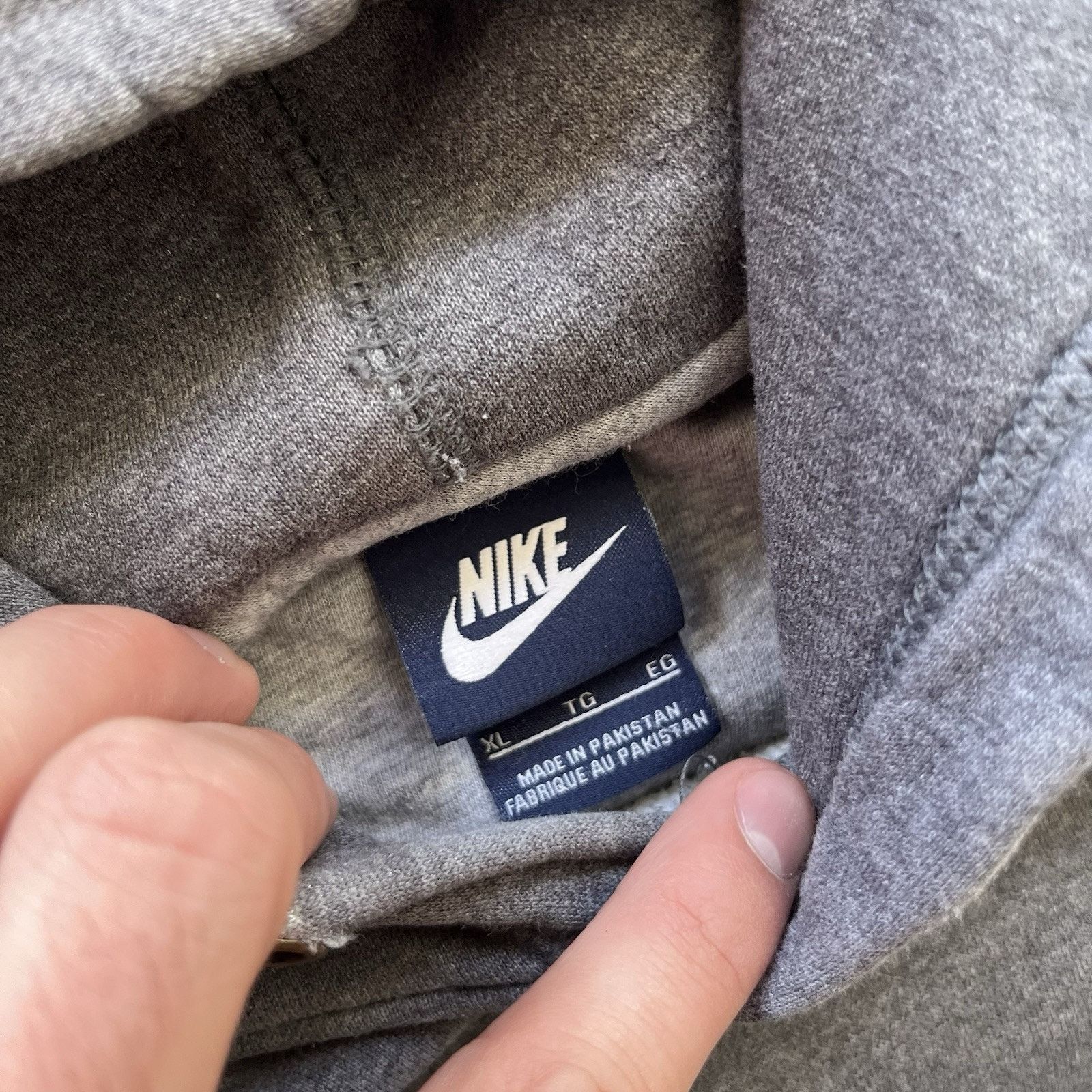 Nike Nike Men's Pullover Hoodie Sweatshirt Size XL grey Size US XL / EU 56 / 4 - 3 Thumbnail