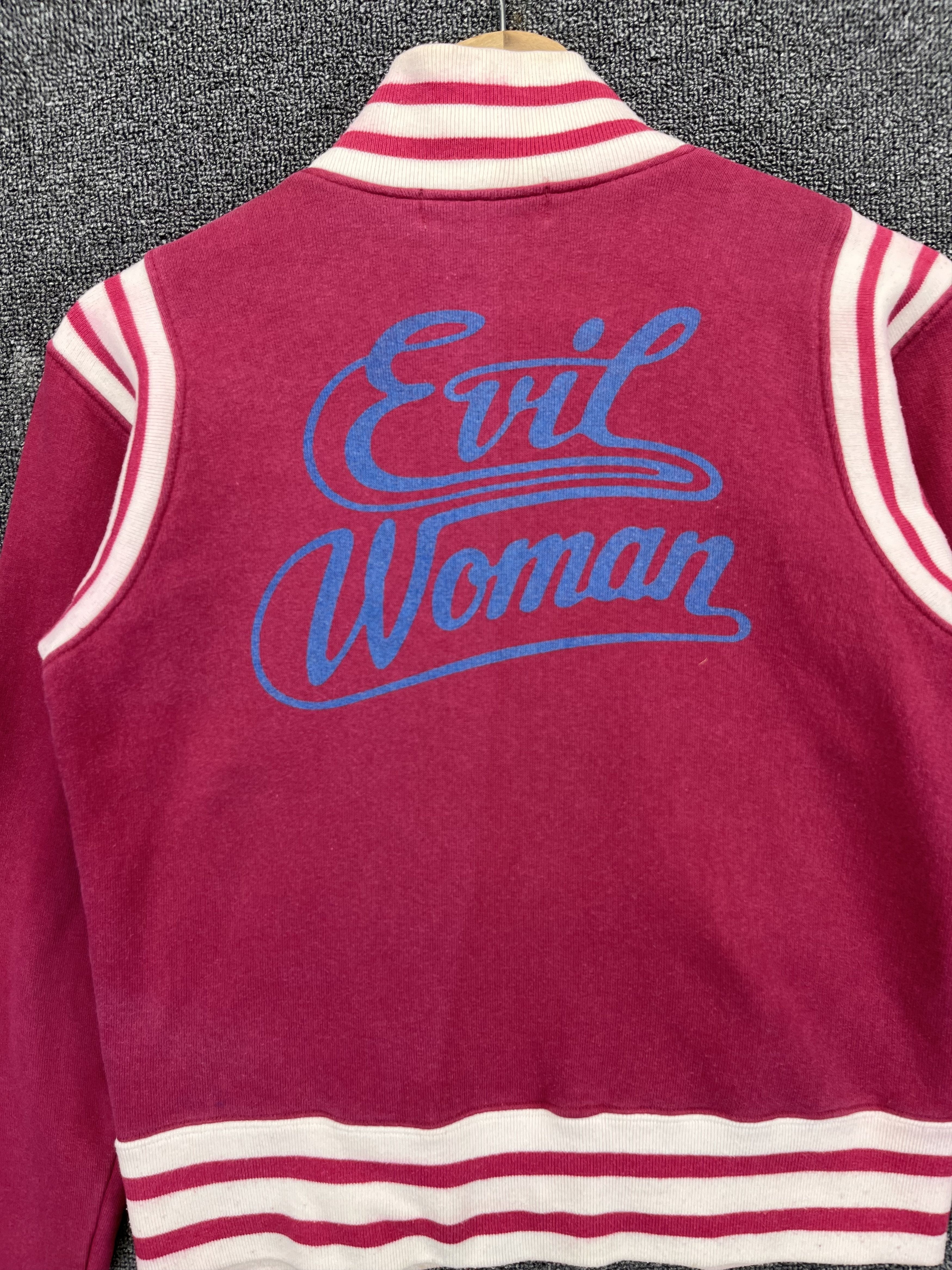 Hysteric Glamour Vintage Hysteric Glamour Evil Women Rare Varsity Jacket Size S / US 4 / IT 40 - 5 Thumbnail