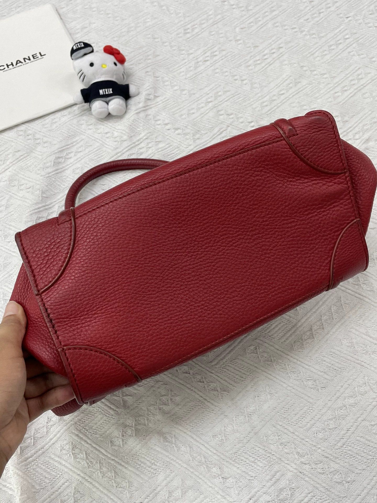 Celine Celine red smiley face handbag Size ONE SIZE - 3 Thumbnail