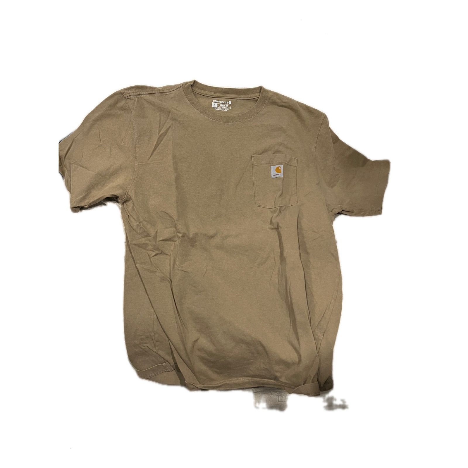 Carhartt Carhartt Khaki Pocket Tee Loose Fit Mens L Size US L / EU 52-54 / 3 - 1 Thumbnail
