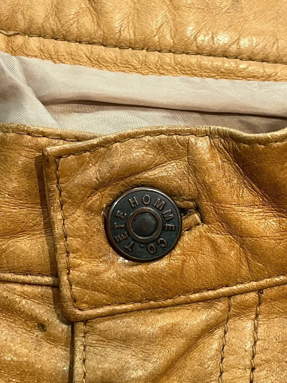 Tete Homme TETEHOMME LEATHER PANT Size US 31 - 5 Thumbnail
