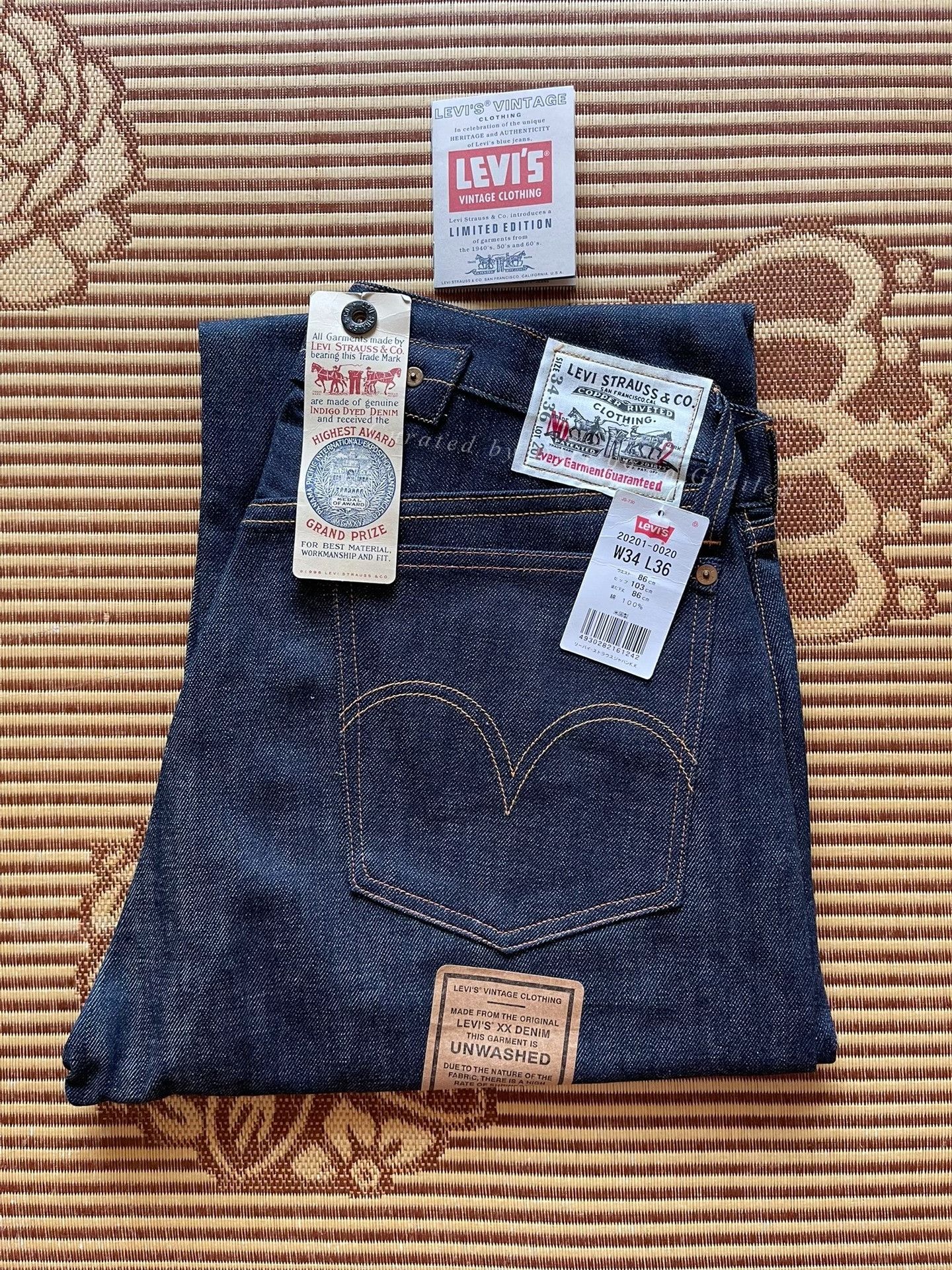 Levi's Vintage Clothing Levi's LVC 555 No.2 Jeans Size US 34 / EU 50 - 1 Thumbnail