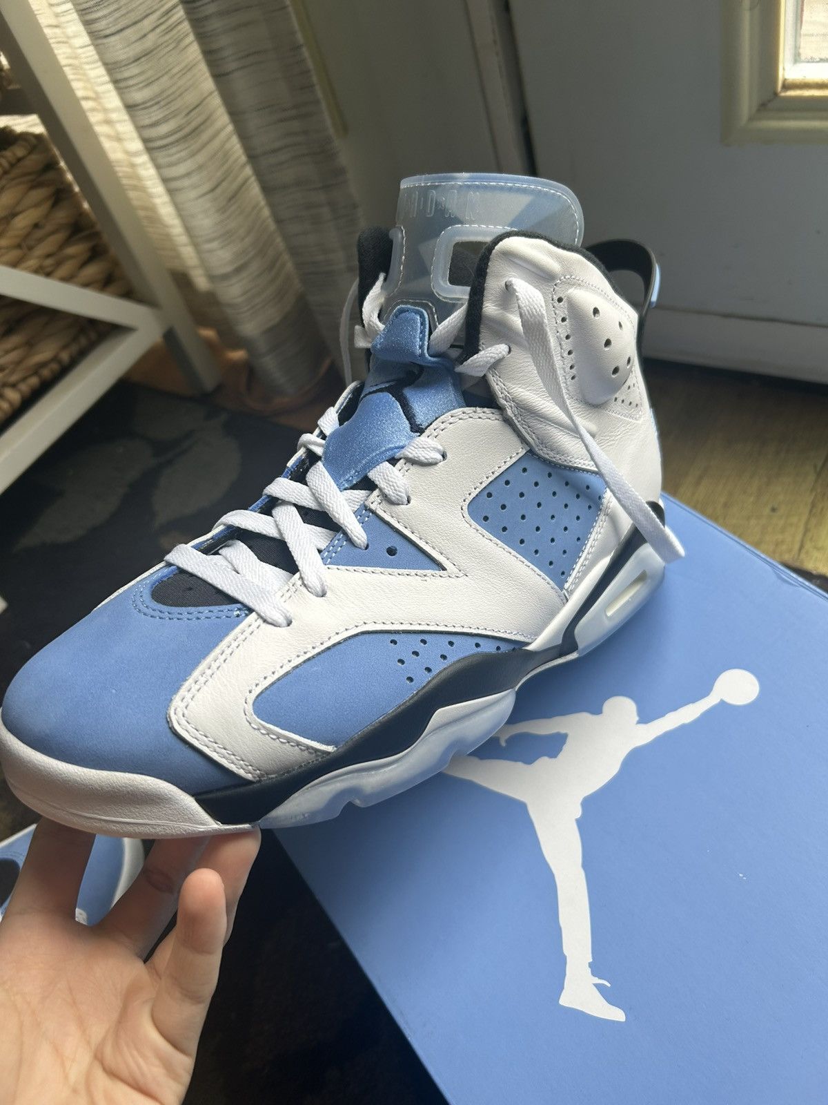 Jordan Brand Jordan 6 Retro UNC White Size US 10 / EU 43 - 1 Thumbnail