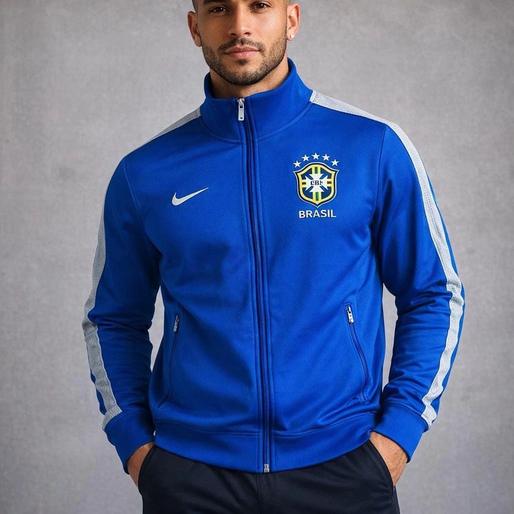 Nike Nike Brazil CBF Track Jacket Vintage Small Size US S / EU 44-46 / 1 - 11 Thumbnail