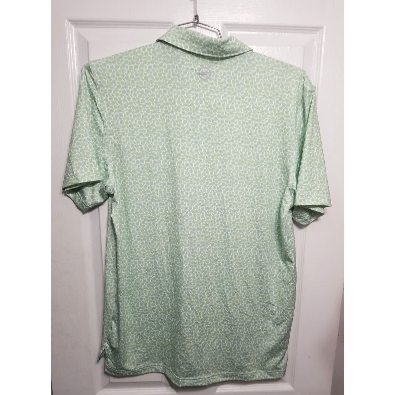 Vineyard Vines Vineyard Vines Performance Polo Mens Shirt Polo short sleeve golf dry fit lime all over 21.5 Chest 31 length Size M Size US M / EU 48-50 / 2 - 5 Thumbnail