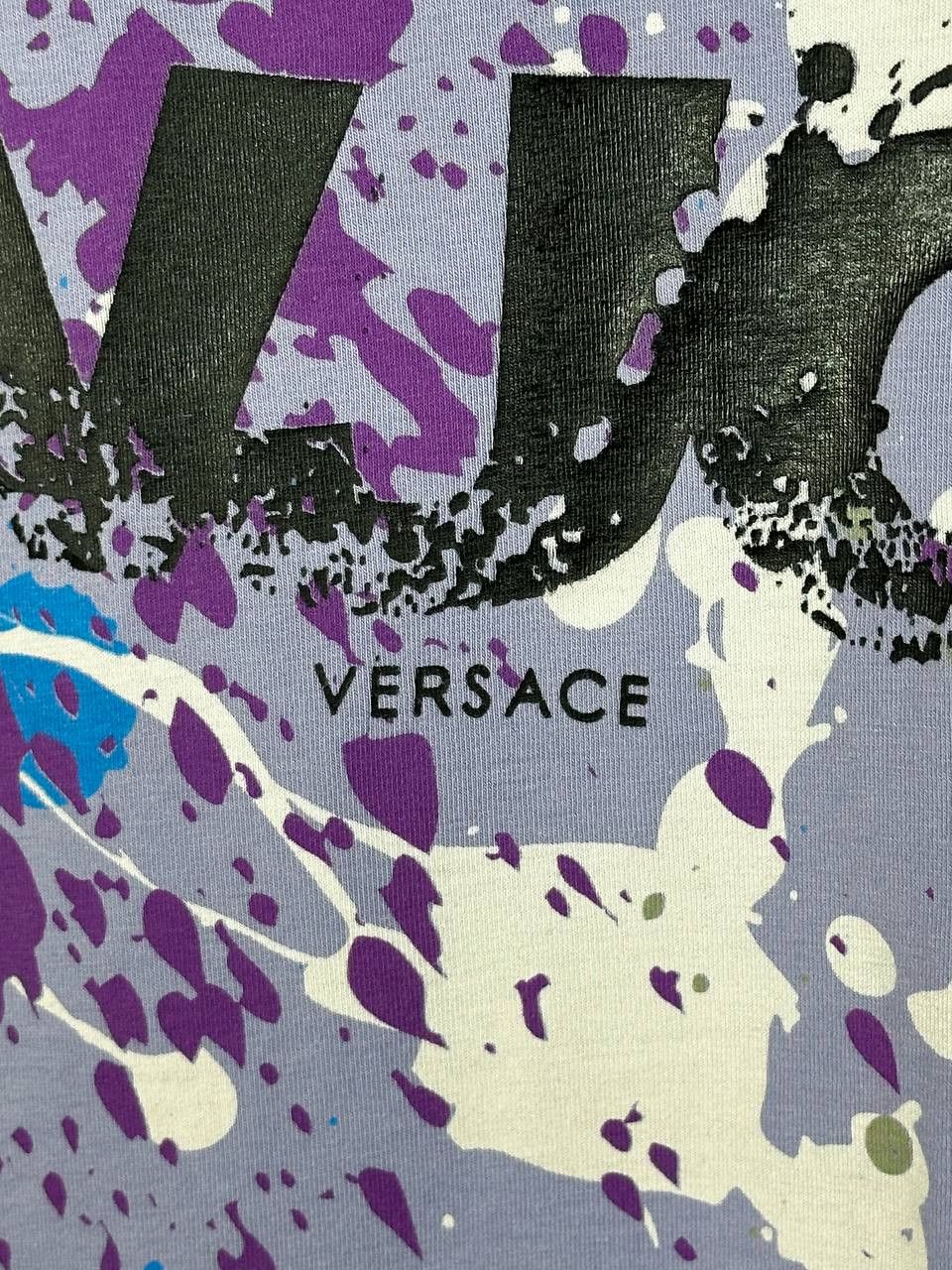 Versace Jeans Couture Versace Jeans Couture Vintage Paint Splatter T Shirt Size L / US 10 / IT 46 - 7 Thumbnail
