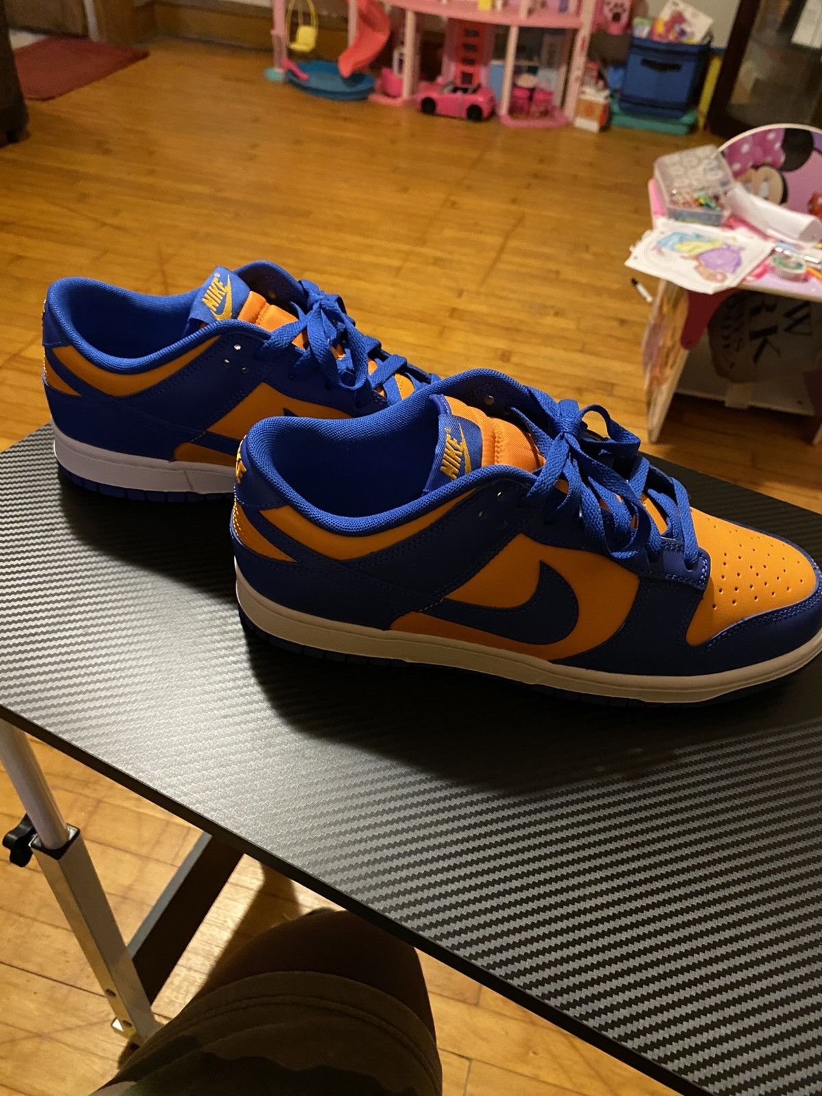 Nike Nike Dunk Low ‘ Knicks’ Size US 10 / EU 43 - 4 Thumbnail