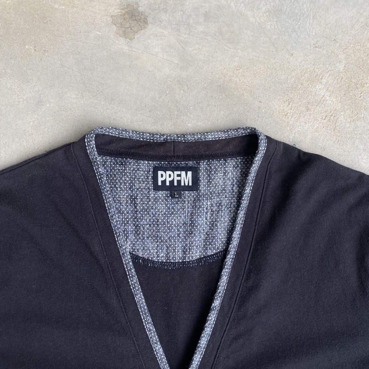 PPFM 🔥 Vintage PPFM Japan Short-Sleeve Button-Up Cardigan Size US L / EU 52-54 / 3 - 3 Thumbnail