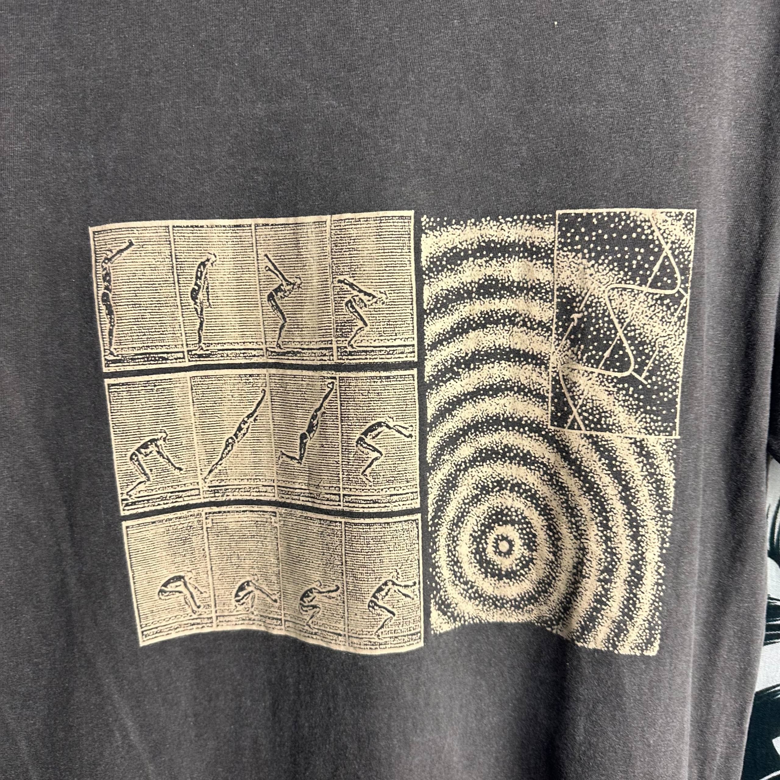 Vintage Vintage Element Art Charcoal Washed T-Shirt Size US L / EU 52-54 / 3 - 4 Thumbnail