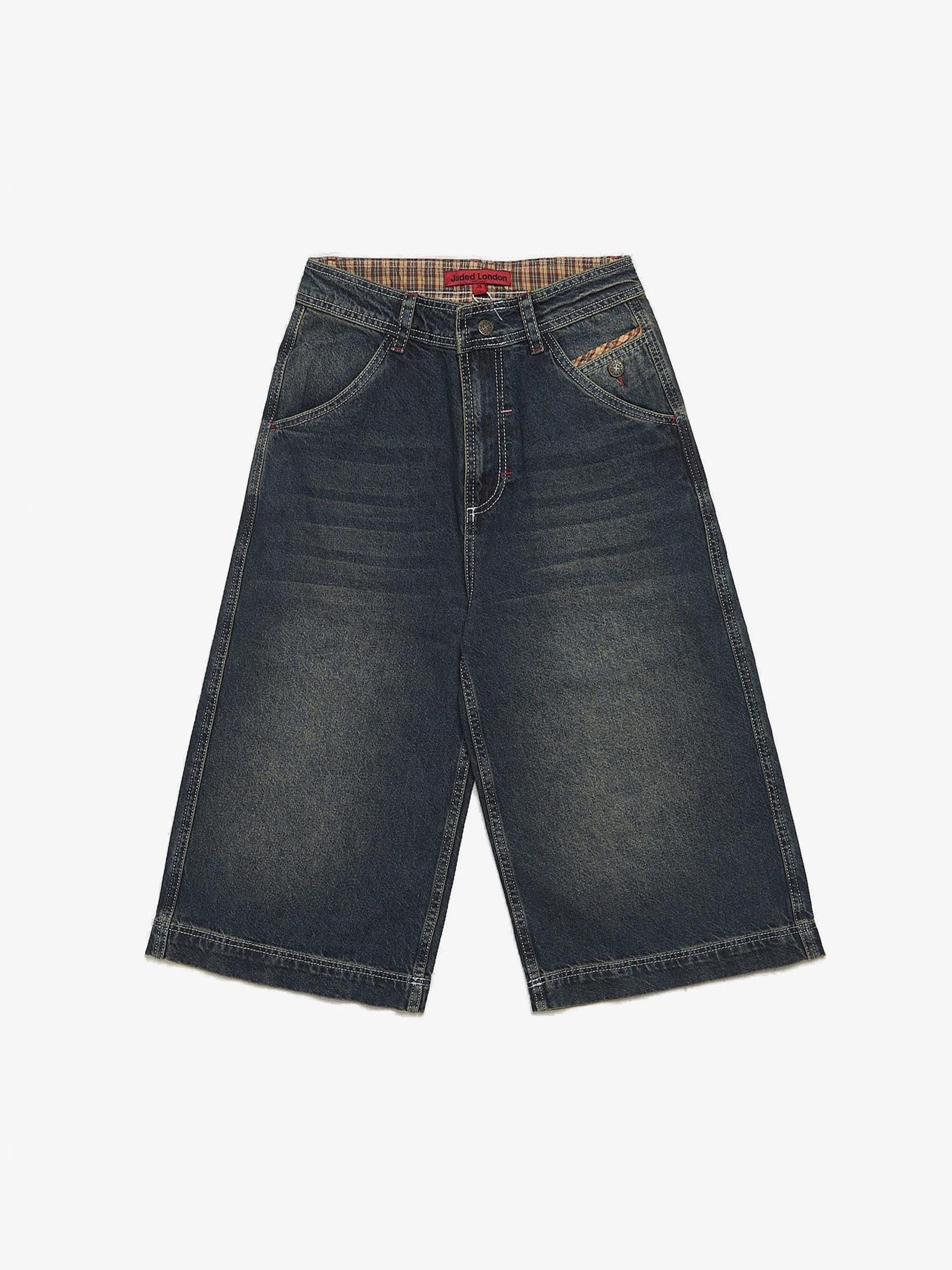 Jaded London Jaded London - Axle Black Crease Wash Denim