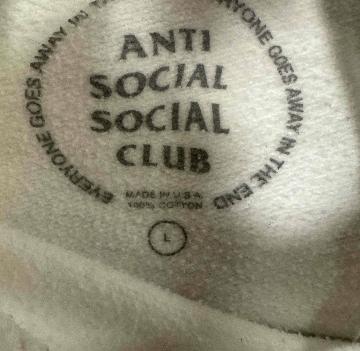 Anti Social Social Club ASSC Hoodie Size US L / EU 52-54 / 3 - 3 Thumbnail