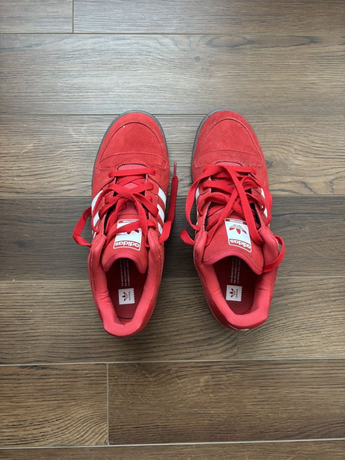 Adidas Adidas Bucktown Red/White Size 12 Size US 12 / EU 45 - 1 Thumbnail