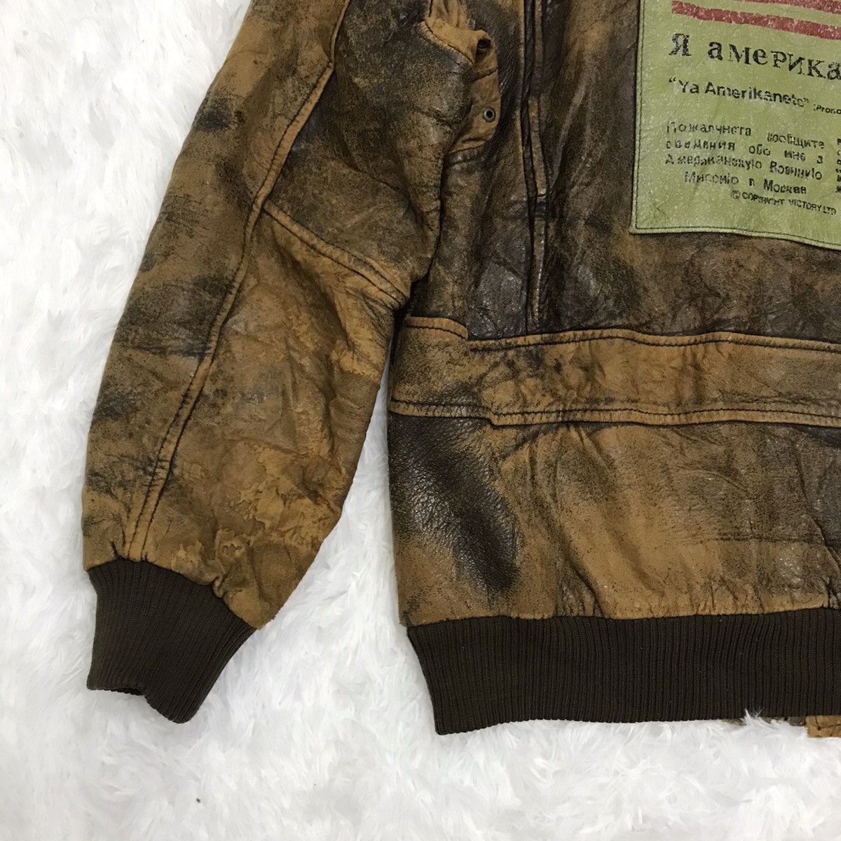 Genuine Leather Vintage gallery leather jacket Size US L / EU 52-54 / 3 - 19 Thumbnail