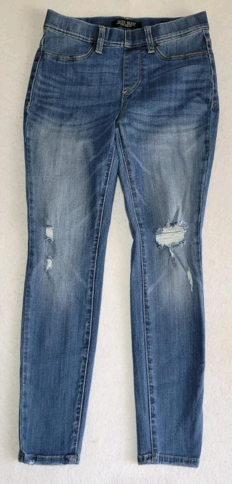 Other Judy Blue Jeans Women’s Size 5/27 Skinny Distressed Denim Size 27" / US 4 / IT 40 - 1 Thumbnail