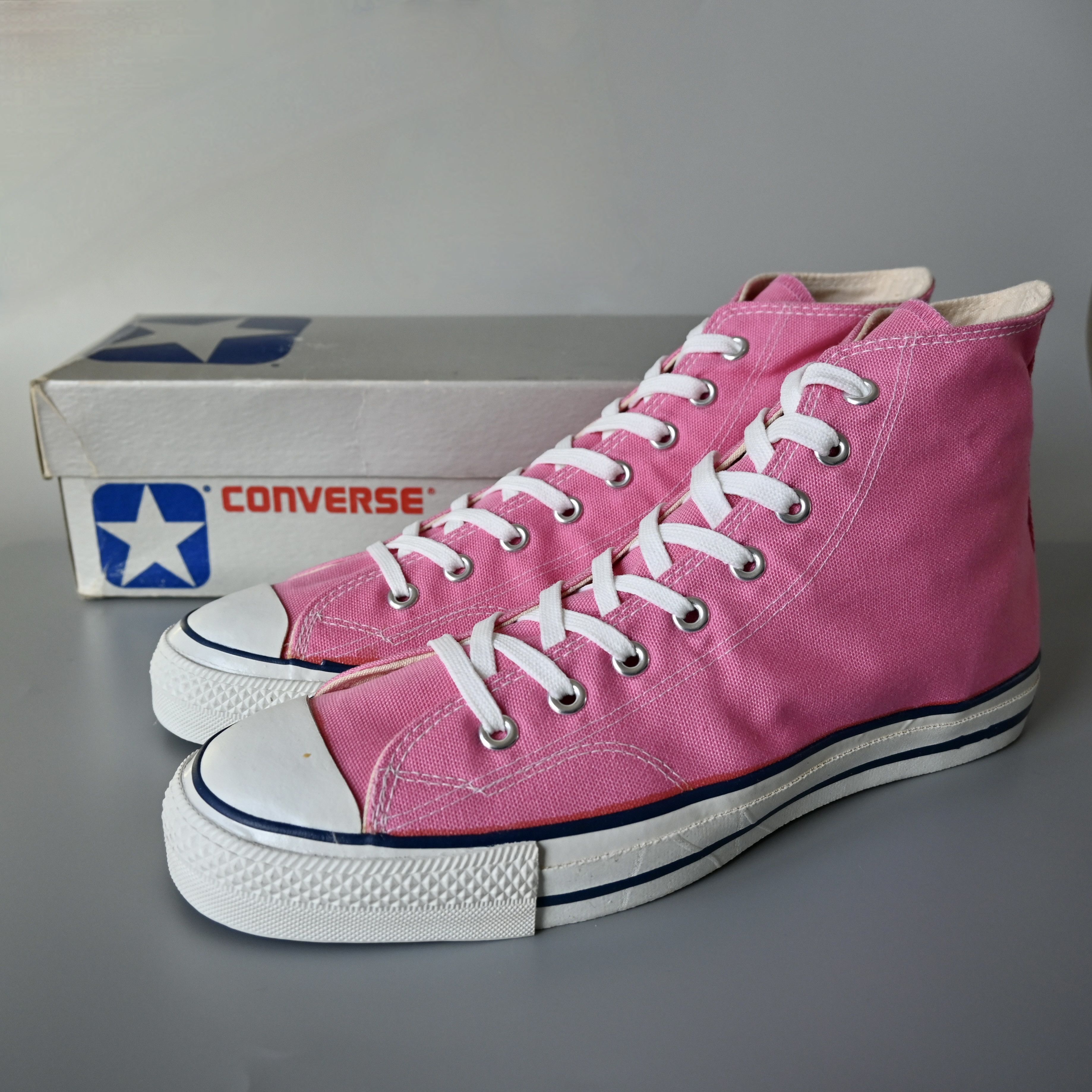 Converse DEADSTOCK, VTG 1980s Converse ALL STAR HI, Chuck Taylor Size US 11.5 / EU 44-45 - 1 Thumbnail