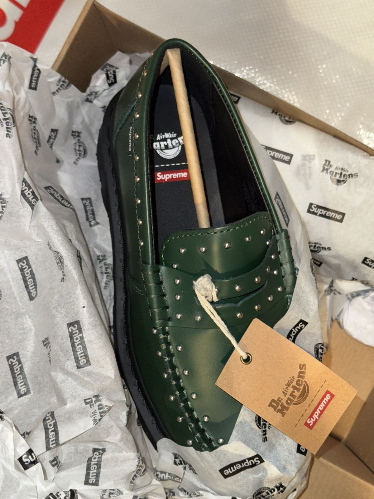 Dr. Martens × Supreme Supreme Dr. Martens Studded Penton Loafer Size US 11 / EU 44 - 8 Thumbnail