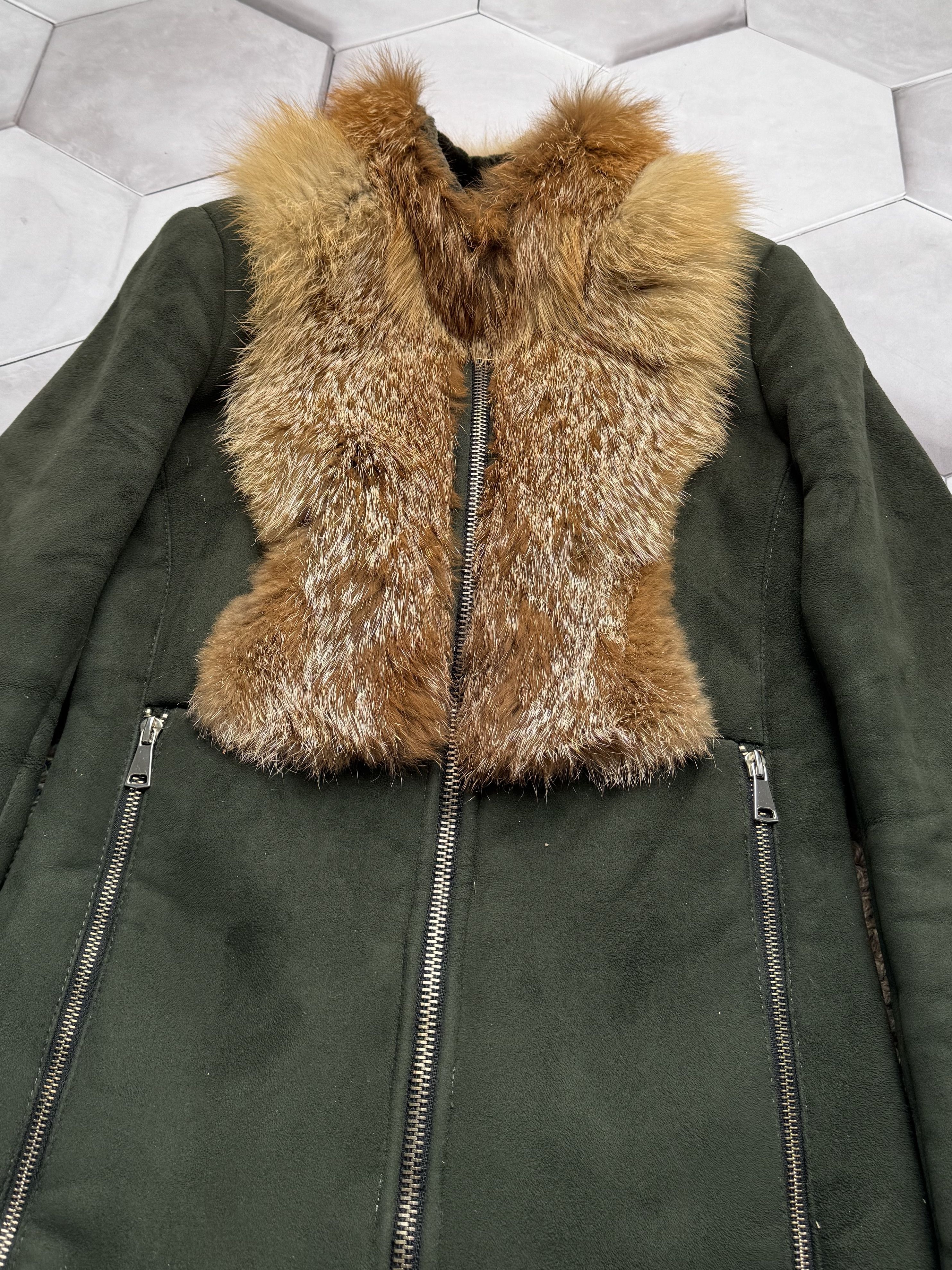 Vintage Vintage Faux Sheepskin Coat With Real Fur Details (E4) Size S / US 4 / IT 40 - 4 Thumbnail