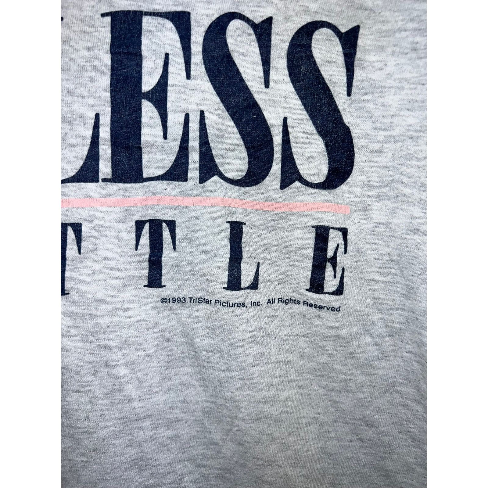 Vintage Vintage Sleepless In Seattle Shirt Sleep Shirt Sleeper Tee Size ONE SIZE - 4 Thumbnail