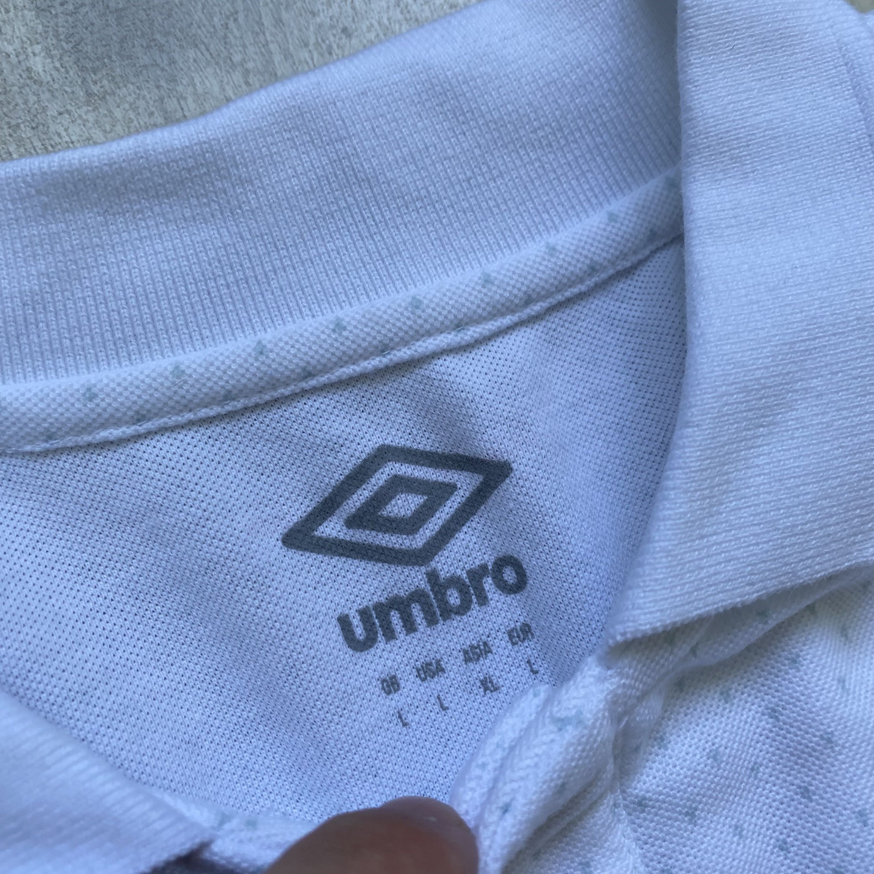 Umbro 🏉 UMBRO England Rugby Jersey Polo tee Blockore Drill Size US M / EU 48-50 / 2 - 4 Thumbnail