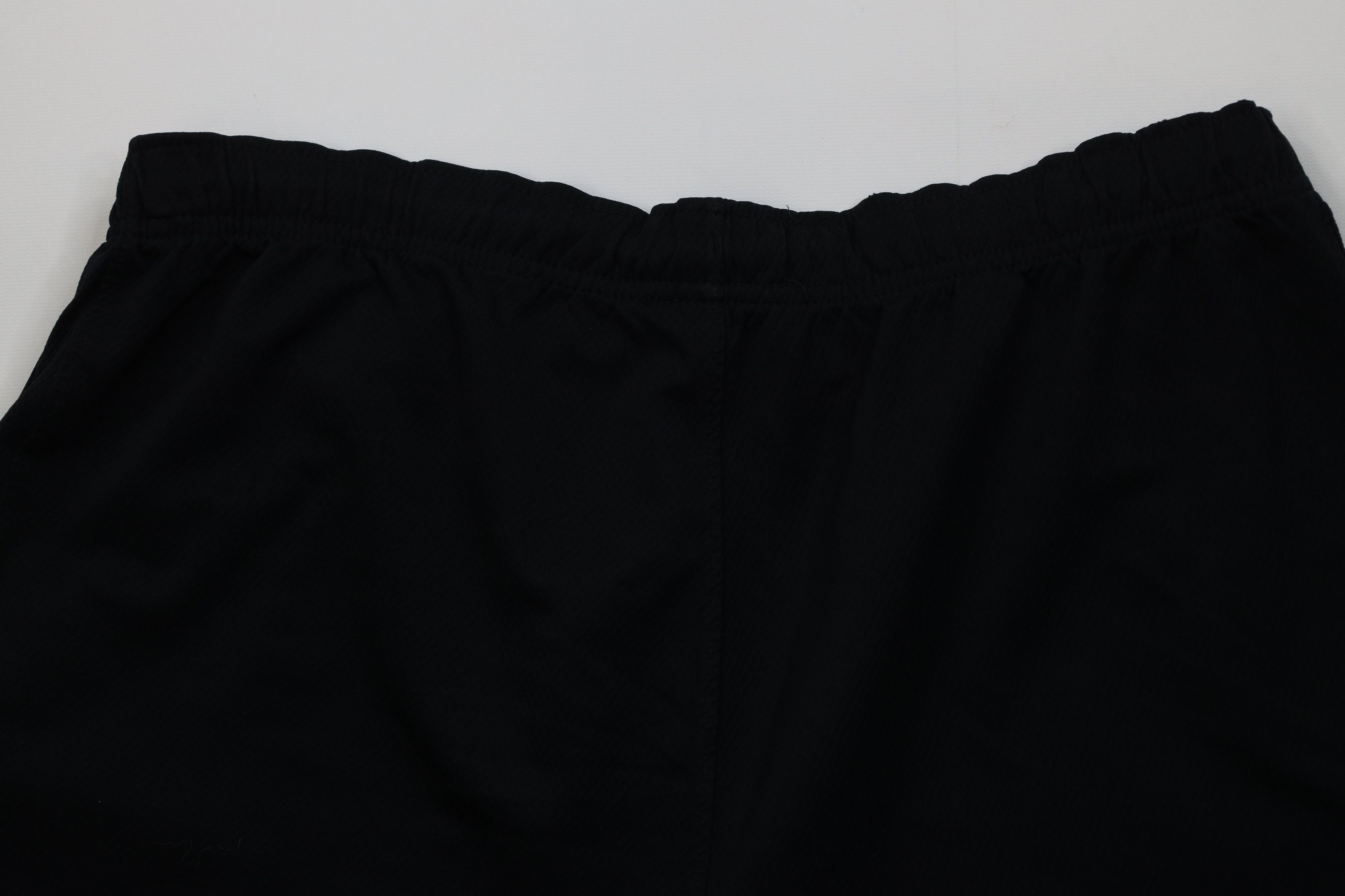 Nike Vintage Y2K Nike Mini Swoosh Above Knee Knit Shorts Black Size US 34 / EU 50 - 11 Thumbnail