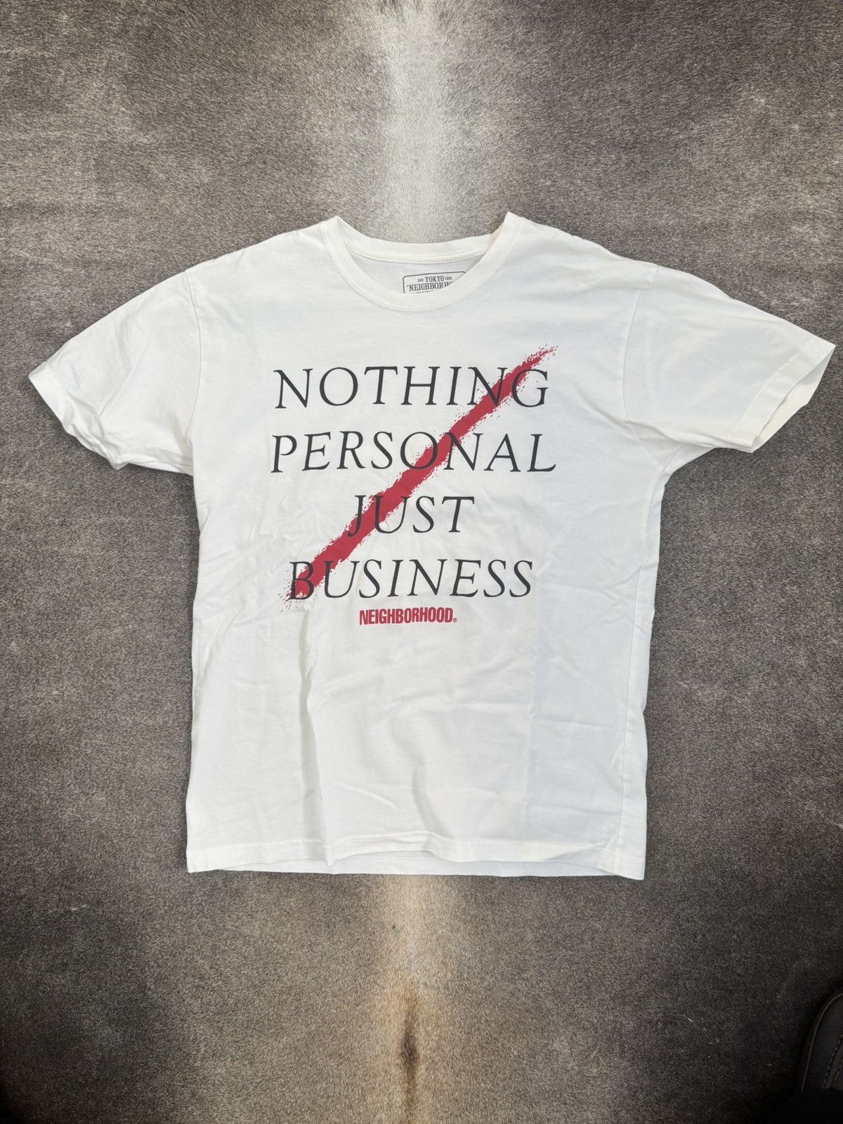 Neighborhood Neighborhood "Nothing Personal Just Business"T-Shirt Size M Size US M / EU 48-50 / 2 - 1 Thumbnail