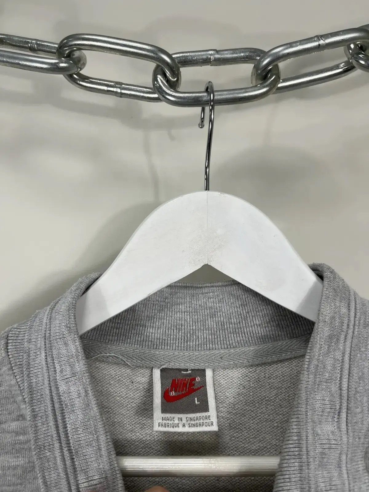 Nike Vintage 90s Nike Y2K Cross Training Rugby Sweatshirt Size US L / EU 52-54 / 3 - 6 Thumbnail