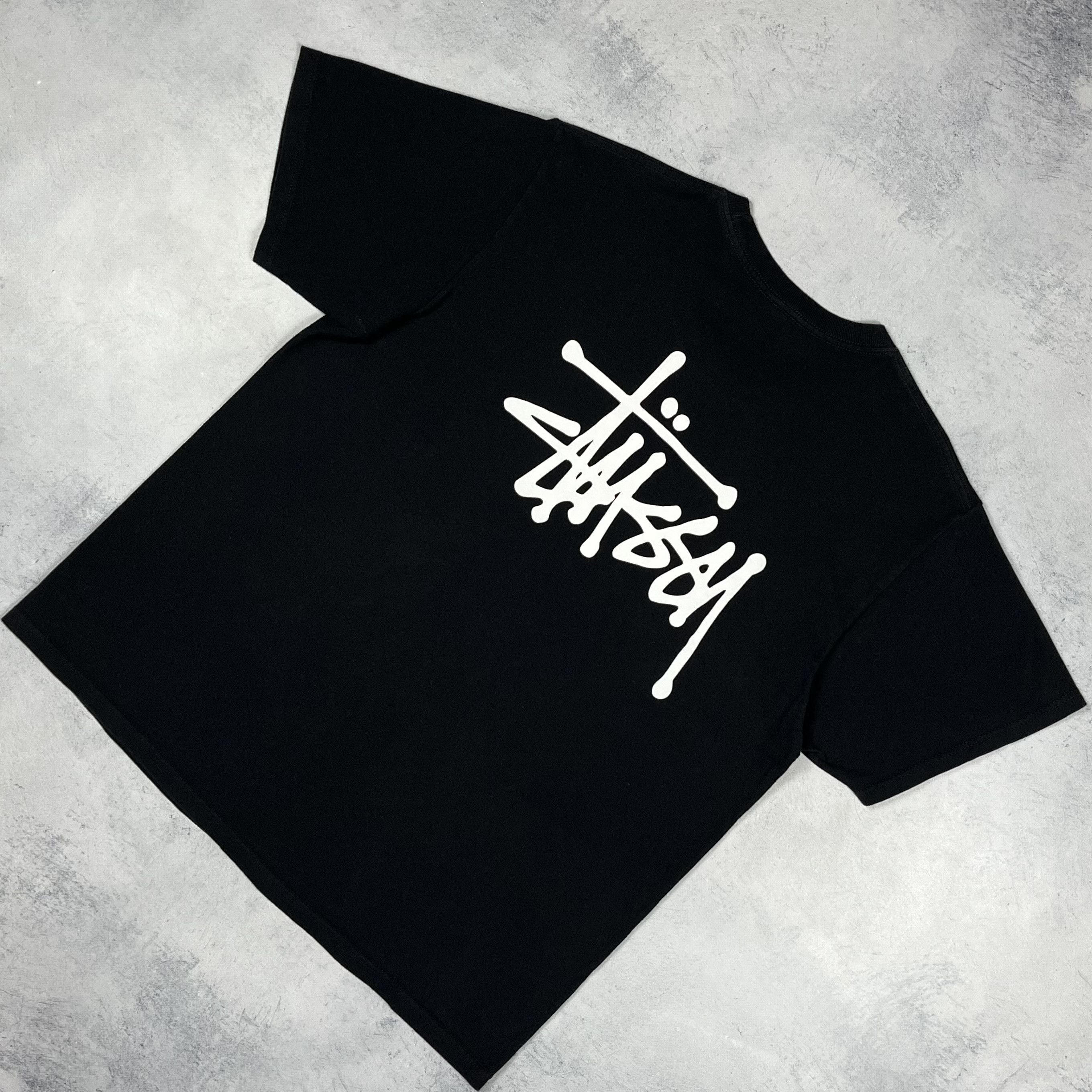 Stussy Vintage Stussy Graffiti Y2K Big Logo T Shirt 00’s Size US L / EU 52-54 / 3 - 1 Thumbnail