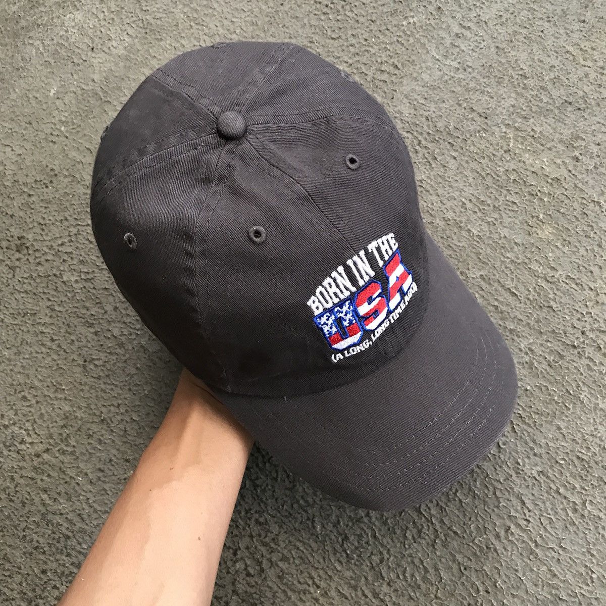 Band Tees 00s BORN IN THE USA Bruce Springsteen Cap Hat Size ONE SIZE - 1 Thumbnail