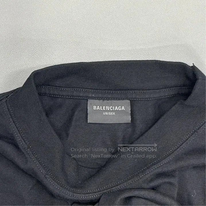 Balenciaga Balenciaga Black Graphic Print Short Sleeve T. Size US L / EU 52-54 / 3 - 5 Thumbnail