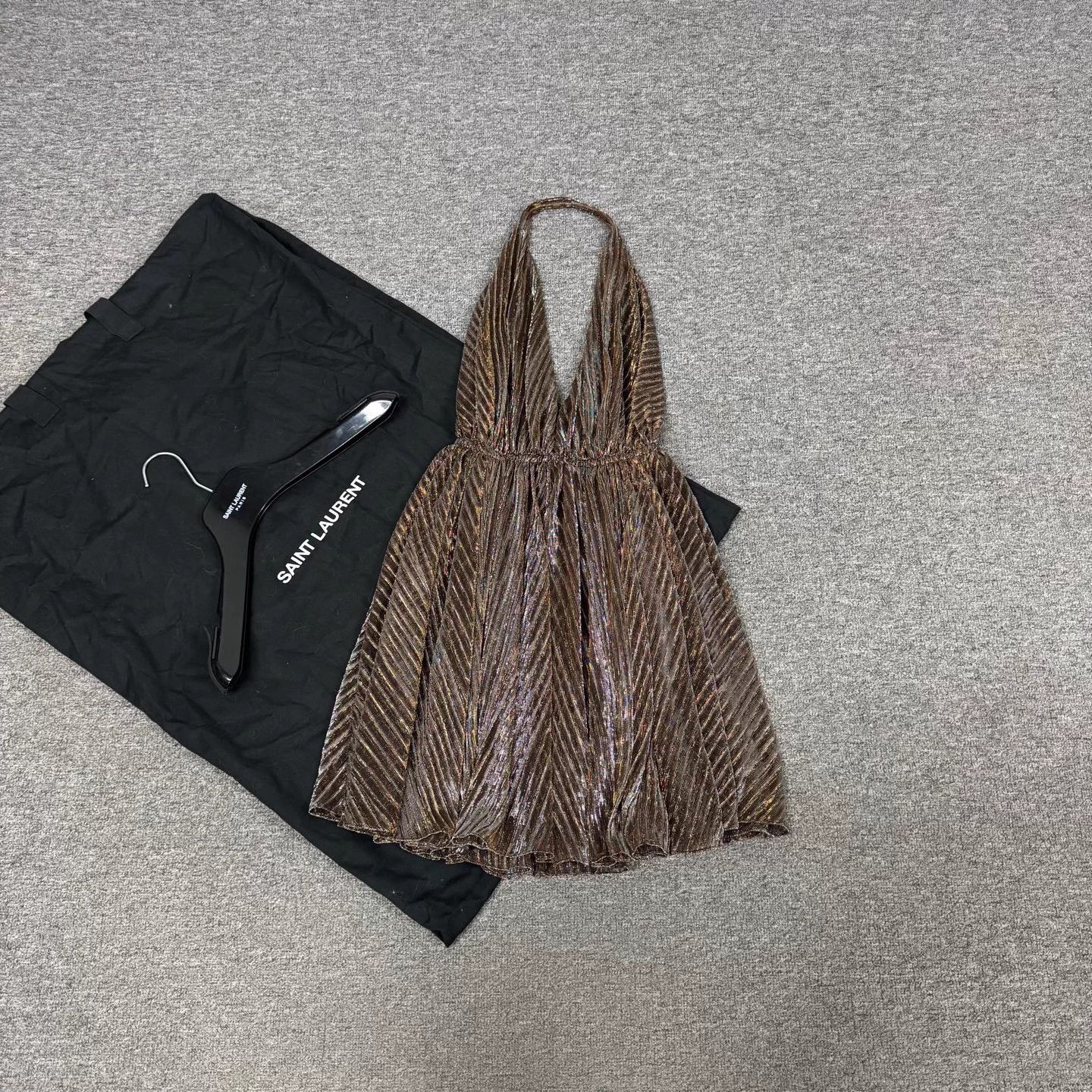 Saint Laurent Paris YSL Runway Backless Dress Size S 99 New Size S / US 4 / IT 40 - 1 Thumbnail