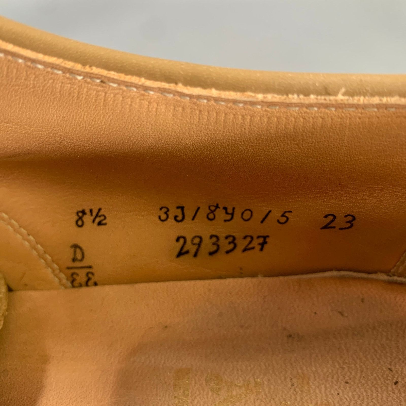 Alden ALDEN Size 8.5 Tan Suede Derby Lace Up Shoes Size US 8.5 / EU 41-42 - 6 Thumbnail