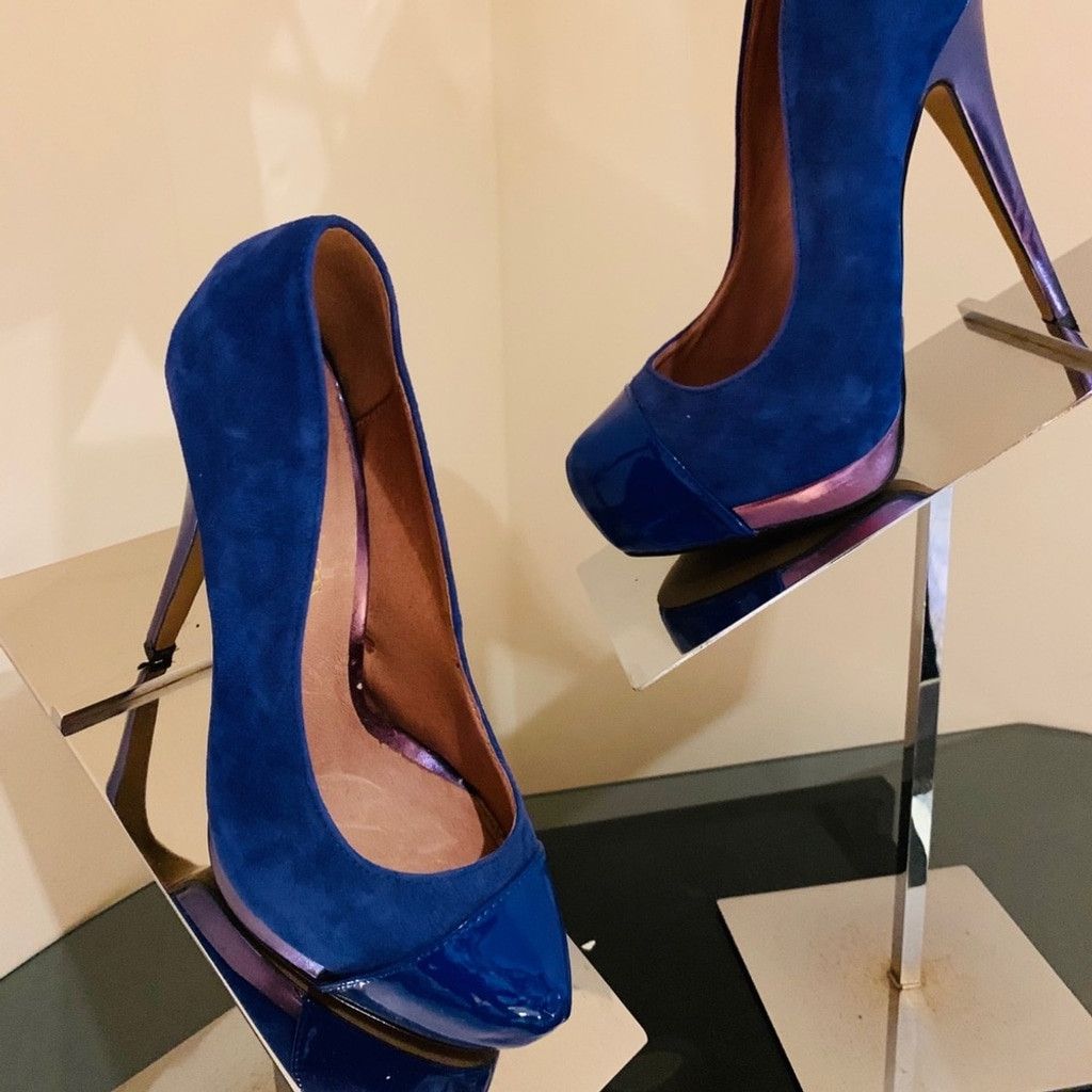 Aldo 💲💲SALE💲 Aldo High heels in Royal Blue size 6.5 Size US 6.5 / IT 36.5 - 1 Thumbnail
