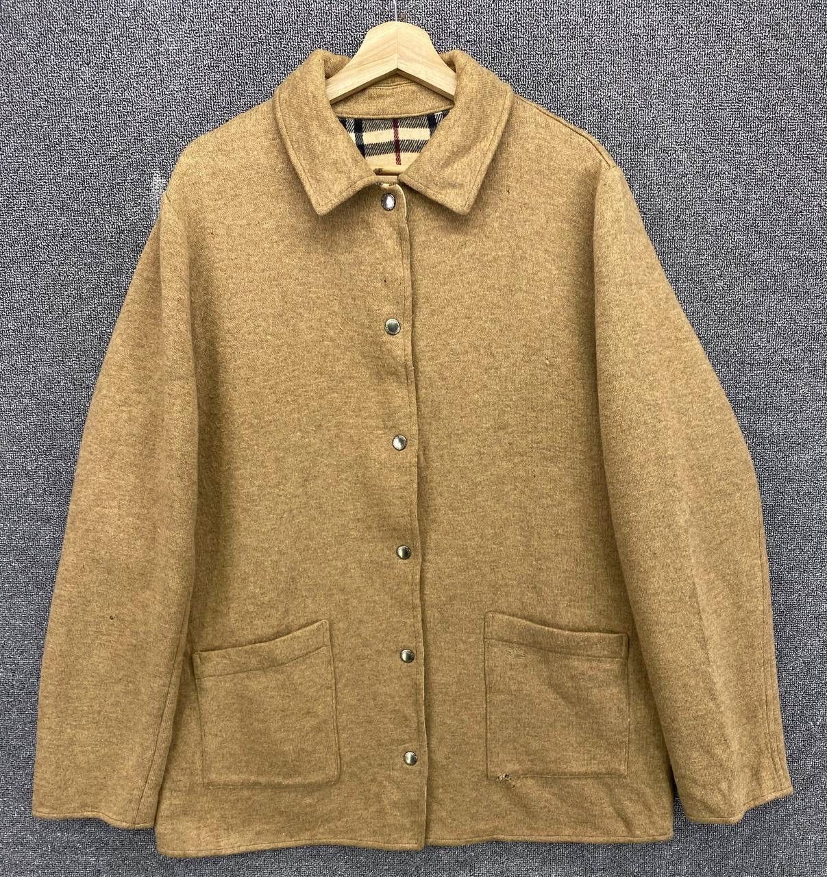 Burberry Vintage Burberry London Button Up Wool Jacket Size US M / EU 48-50 / 2 - 1 Thumbnail