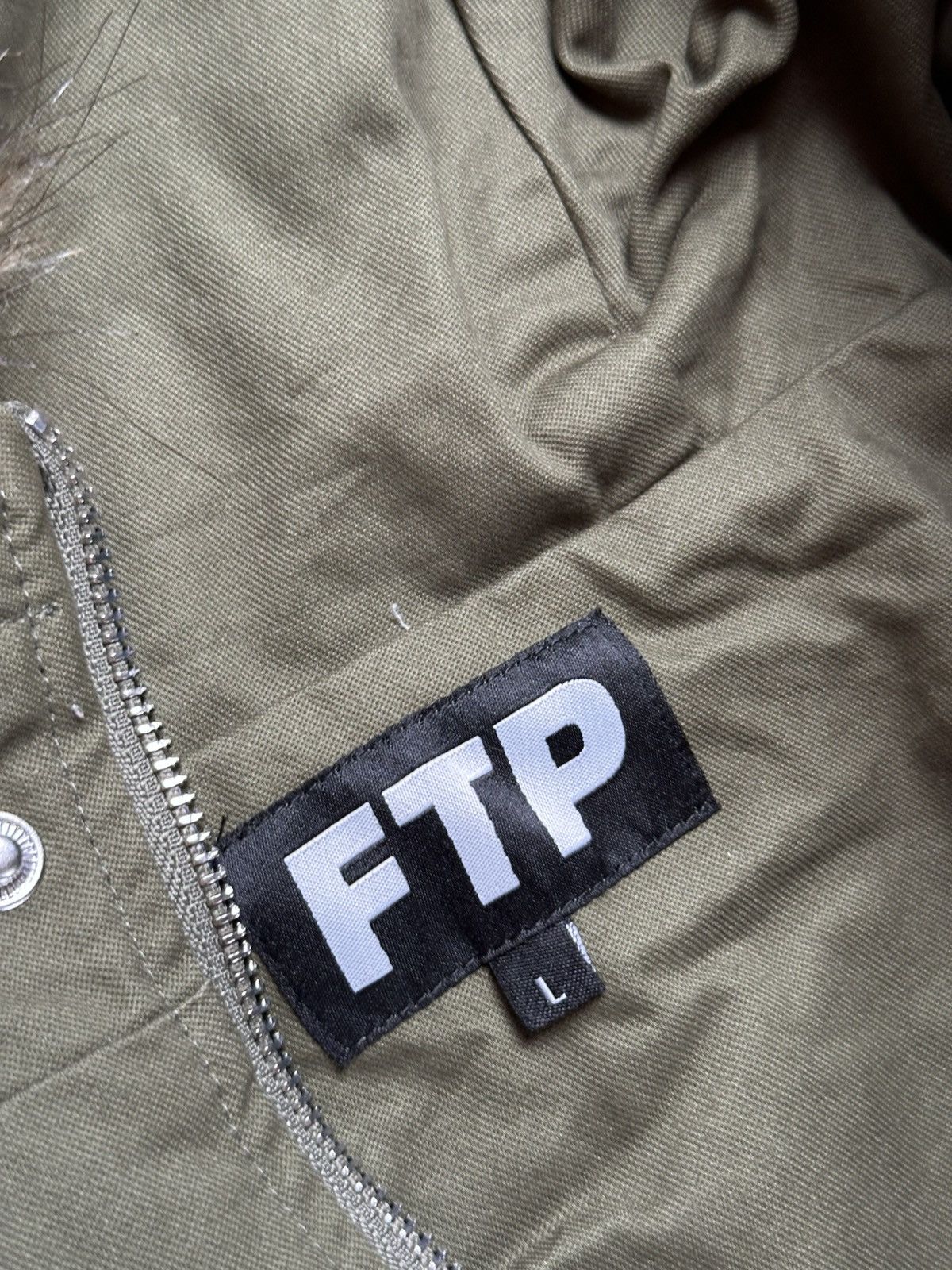 Fuck The Population FTP Zip Up Parka Coat Green Size US L / EU 52-54 / 3 - 7 Thumbnail