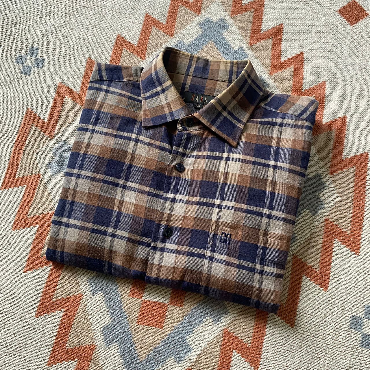 Daks Plaid Button Up Shirt