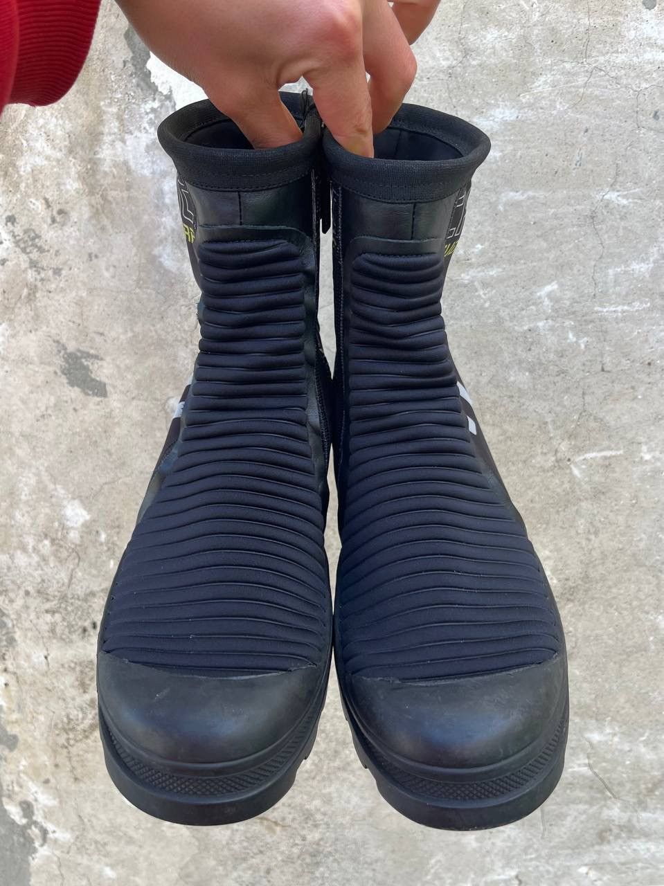 Maison Margiela Maison Margiela Moto Combat Boots Rare Archive Japan Size US 9 / EU 42 - 3 Thumbnail