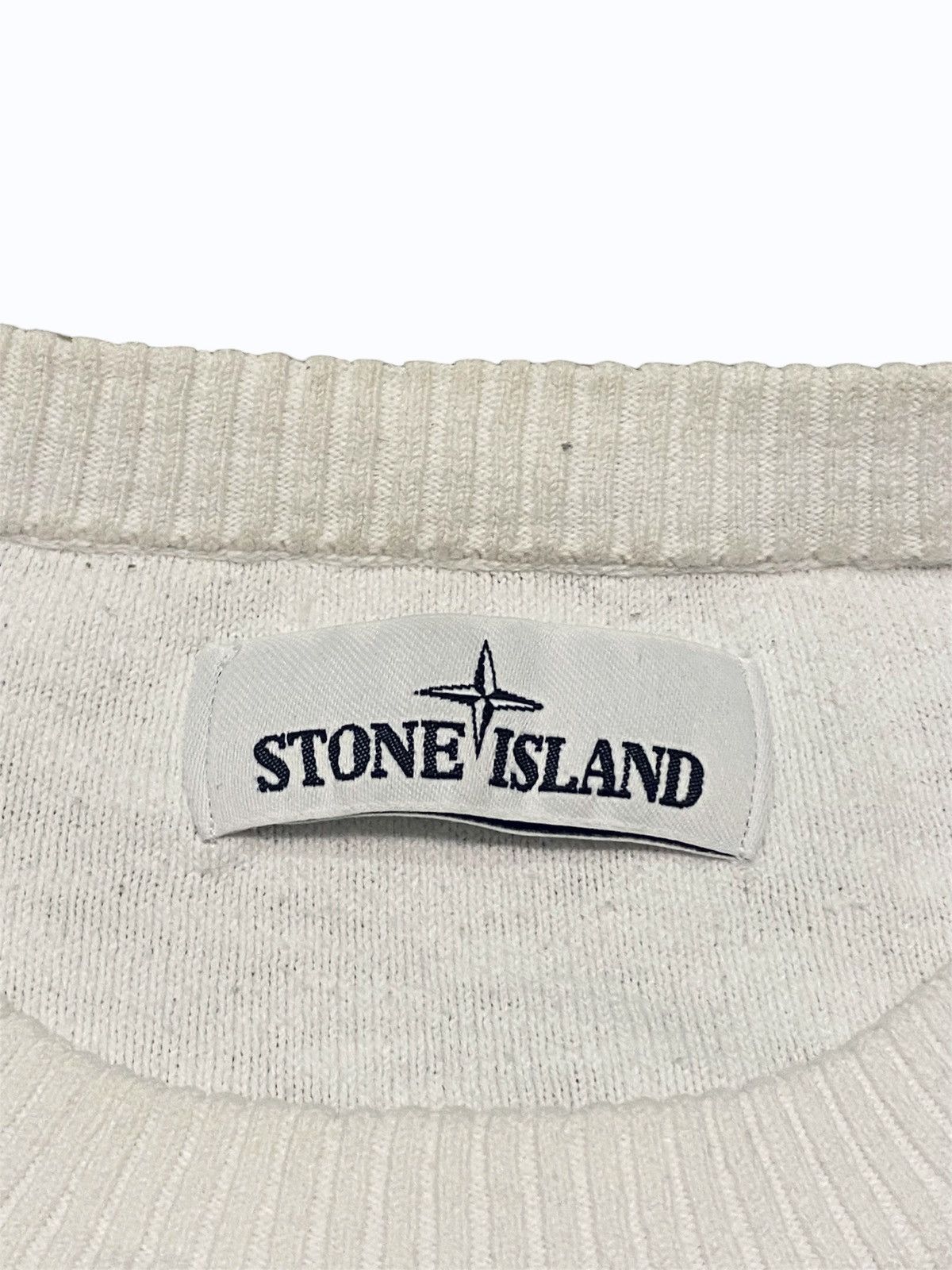 Stone Island Stone Island White Crewneck Sweater Jumper Size US M / EU 48-50 / 2 - 3 Thumbnail