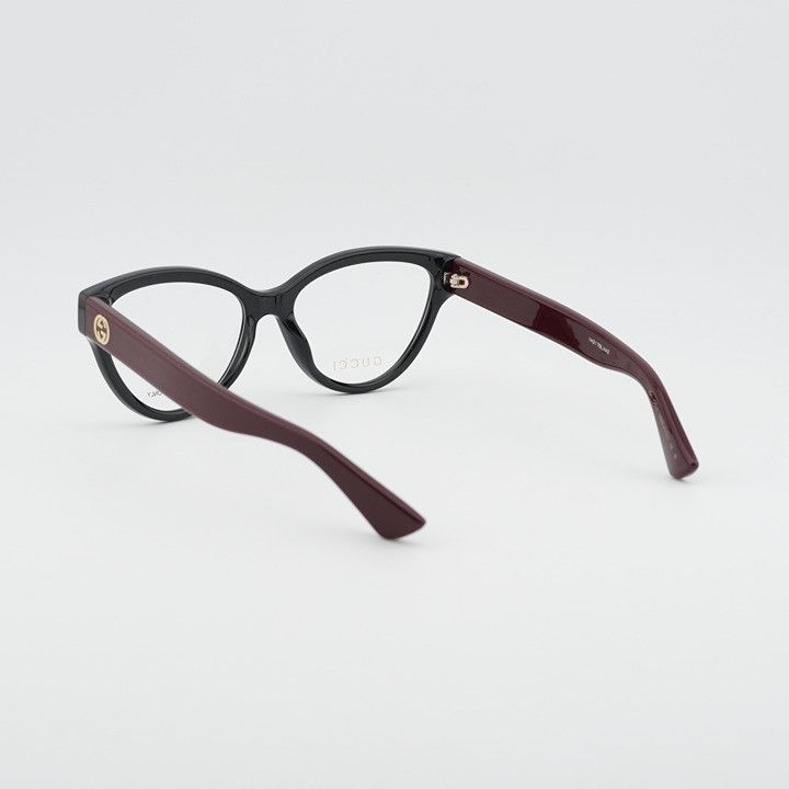 Gucci Gucci GG1581O 005 Eyeglasses Black 55mm Cat Eye Frame Size ONE SIZE - 10 Thumbnail