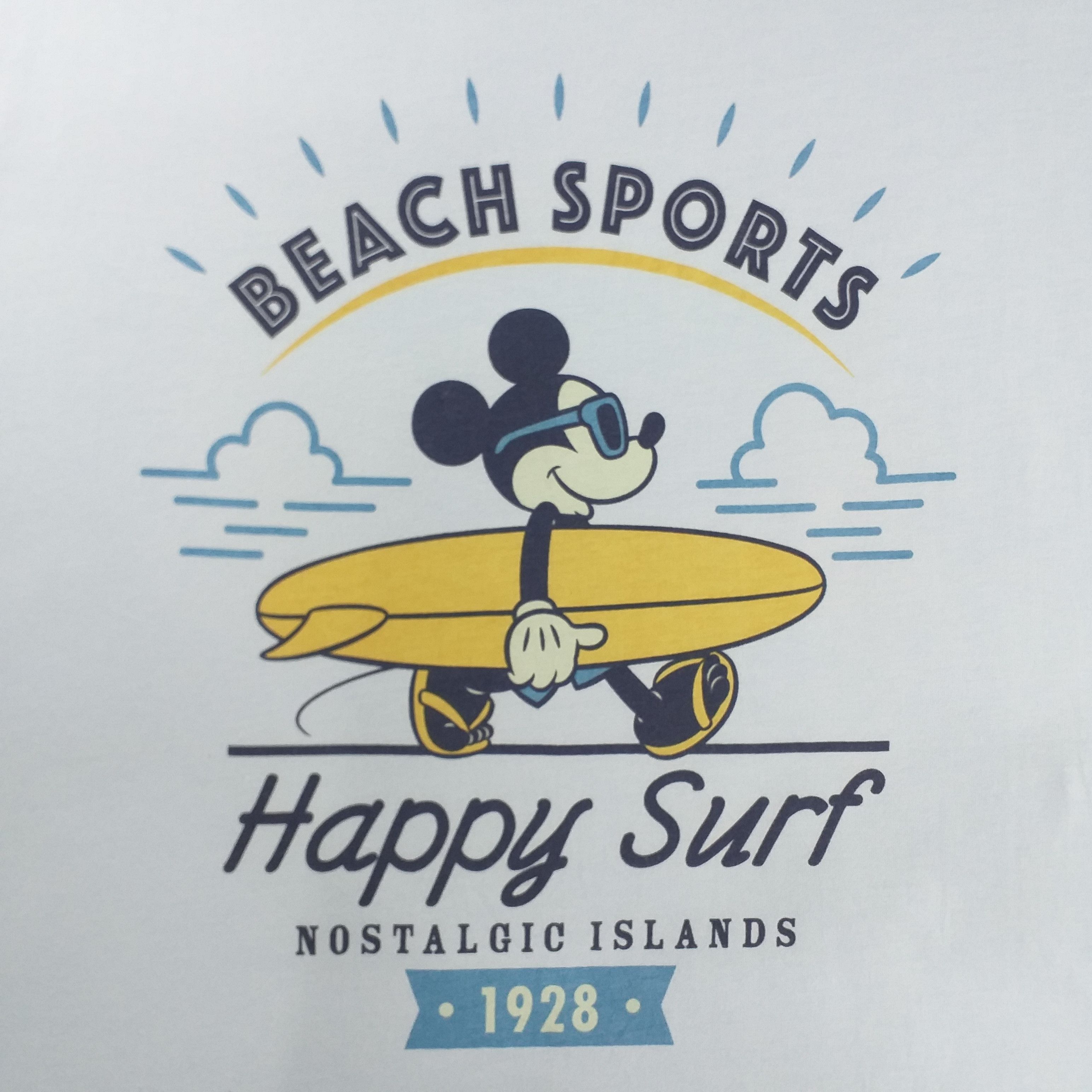 Disney Mickey Mouse Happy Surf XXLarge Tshirt F094 Size US XXL / EU 58 / 5 - 3 Thumbnail