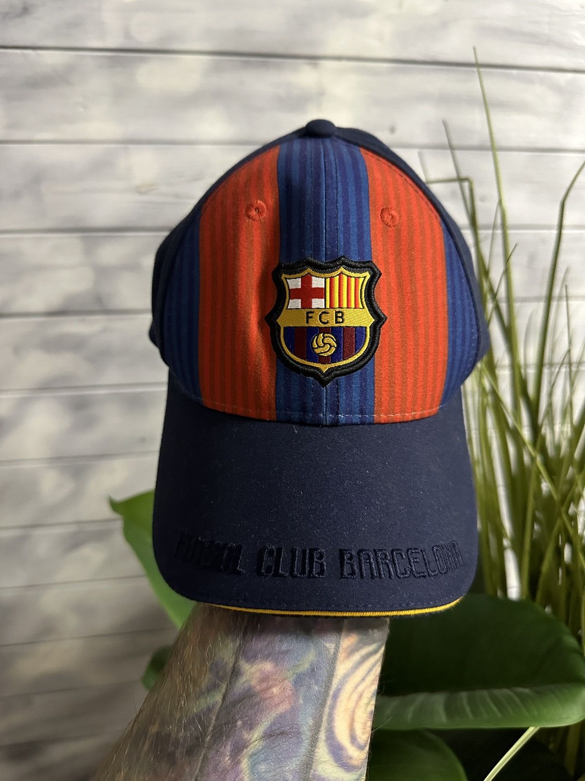 Vintage Rare Cap Football Club Barcelona Hat Soccer Size ONE SIZE - 3 Thumbnail