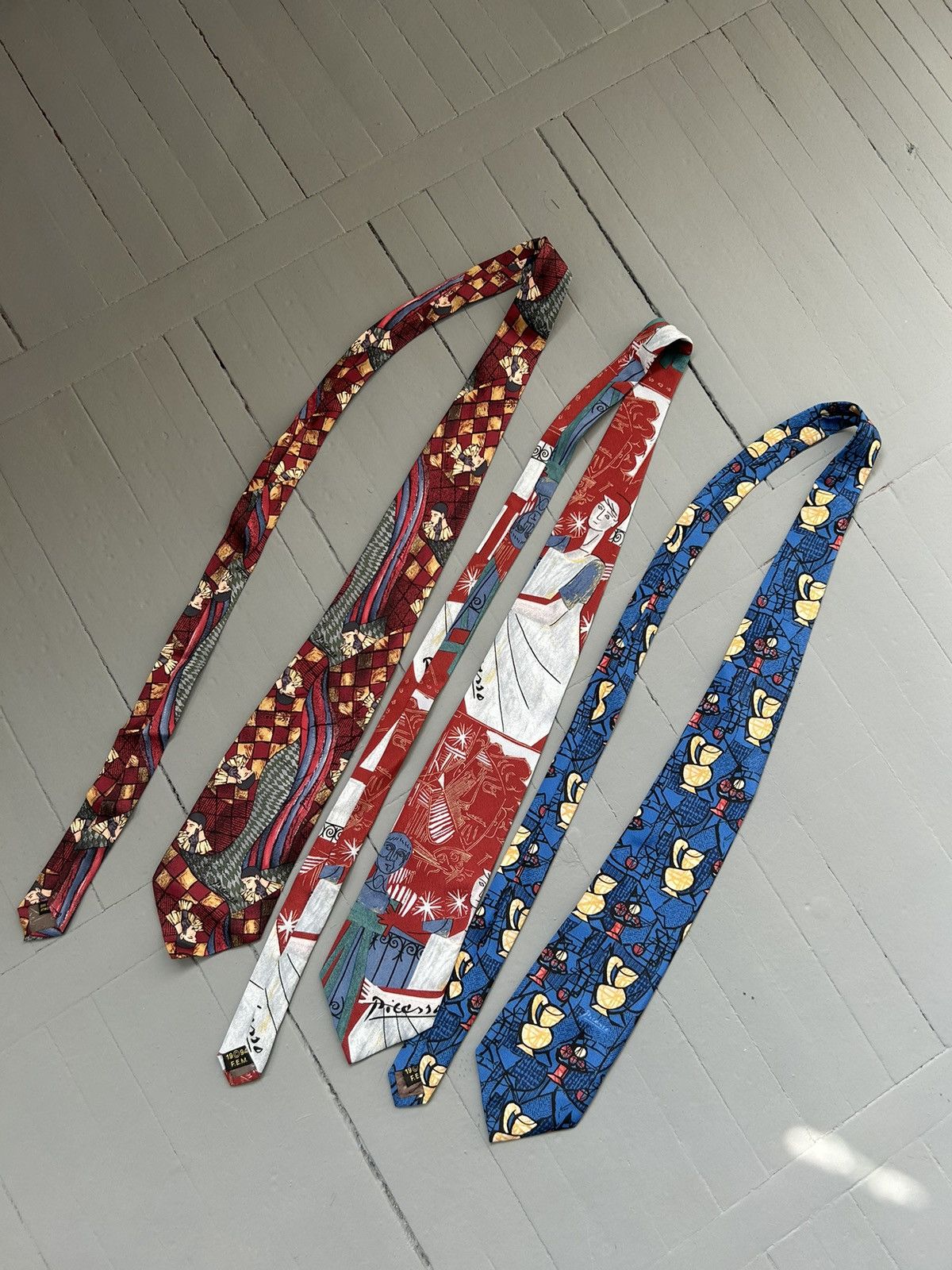 Other Picasso silk tie 3 pieces Size ONE SIZE - 2 Thumbnail