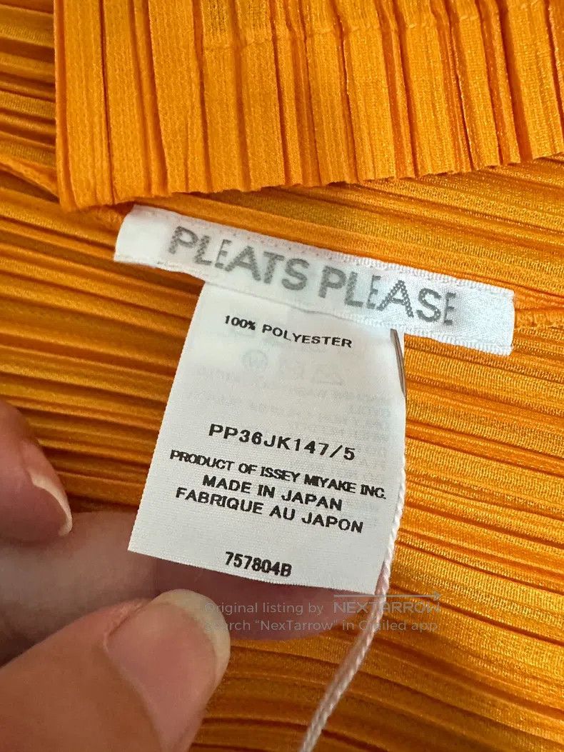 Issey Miyake Issey Miyake Orange Tank Top Size XXL / US 16-18 / IT 52-54 - 5 Thumbnail