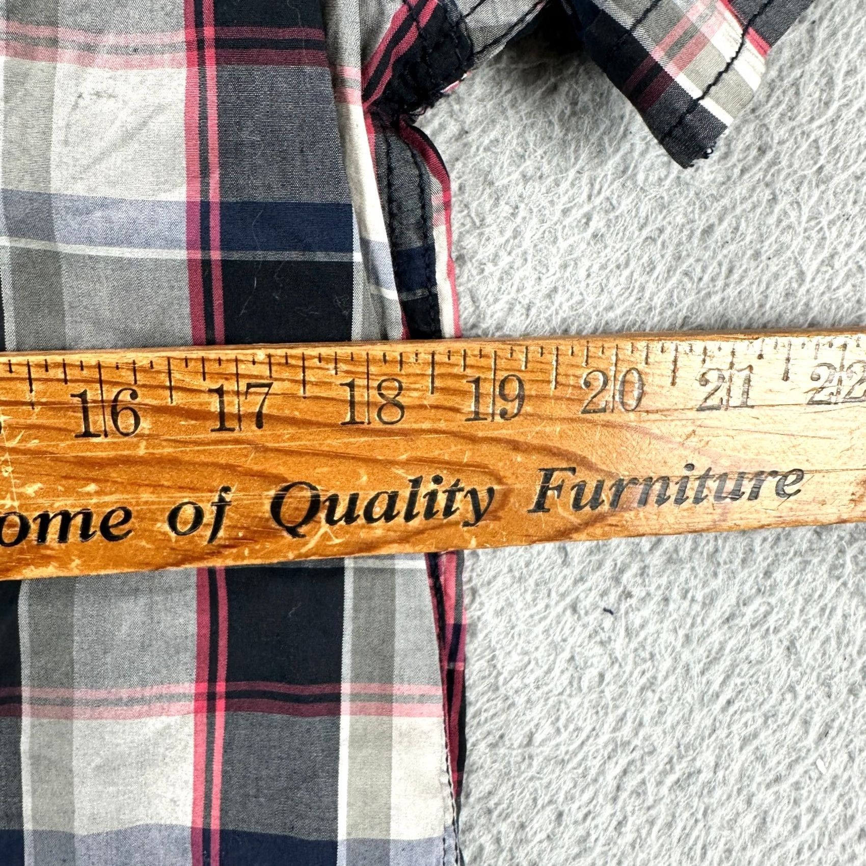 Vintage Jeans By Buffalo Button-Up Shirt Men Medium Plaid Western Cowboy Pocket NEW Size US M / EU 48-50 / 2 - 6 Thumbnail