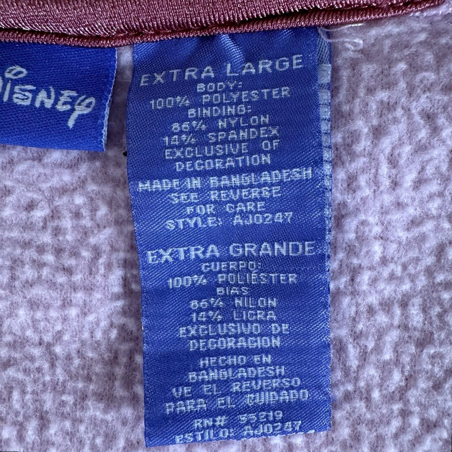 Disney Disney Hoodie XL Pink Winnie the Pooh Full Zip Fleece Retro Y2K Kawaii Cozy Women Size XL / US 12-14 / IT 48-50 - 6 Thumbnail