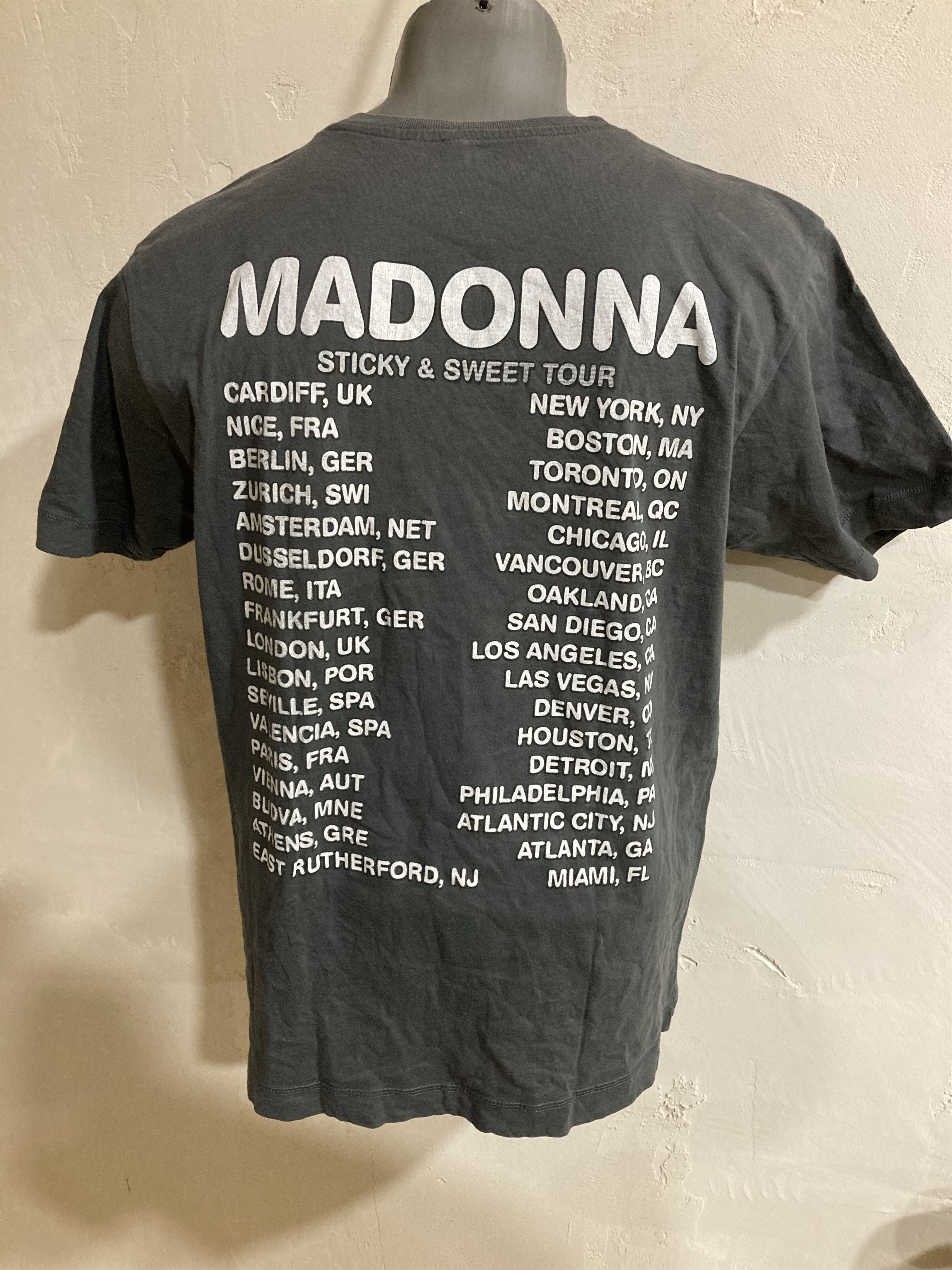 Band Tees Y2K Madonna Stick & Sweet World Tour 2008 Merch Shirt Size US L / EU 52-54 / 3 - 1 Thumbnail