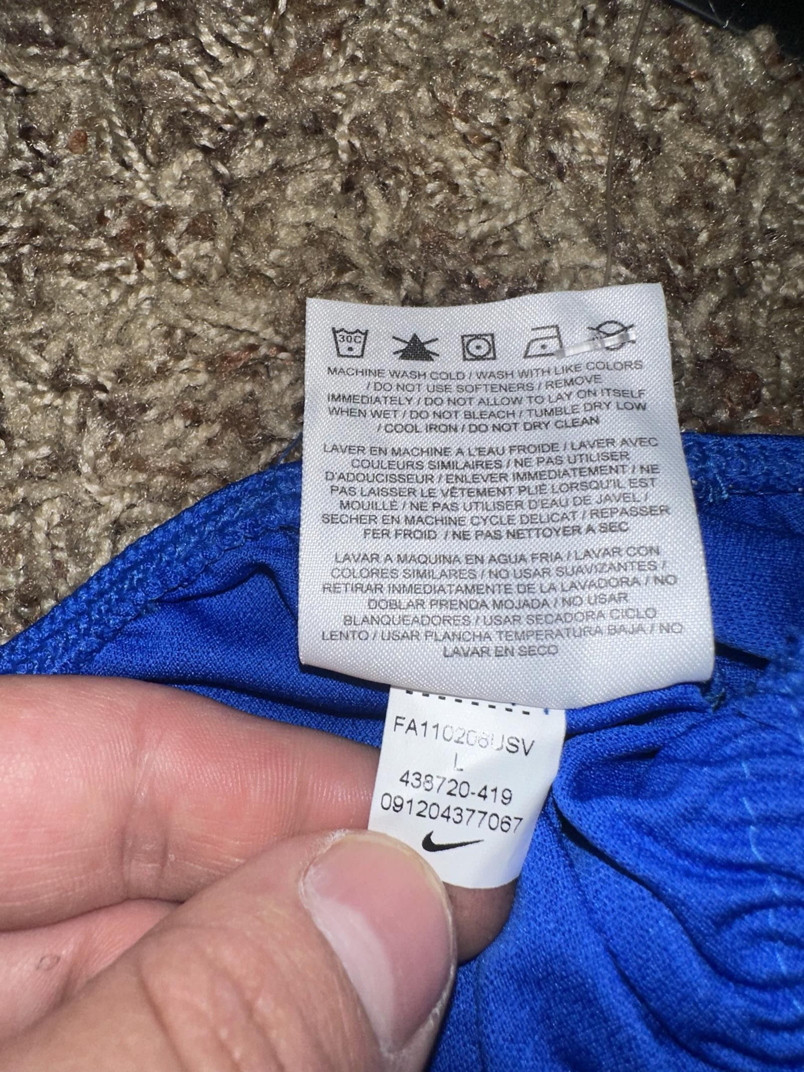 Nike Nike Dri-Fit Sprinter Athletic Running Shorts Lined 2011 Size US 34 / EU 50 - 8 Thumbnail